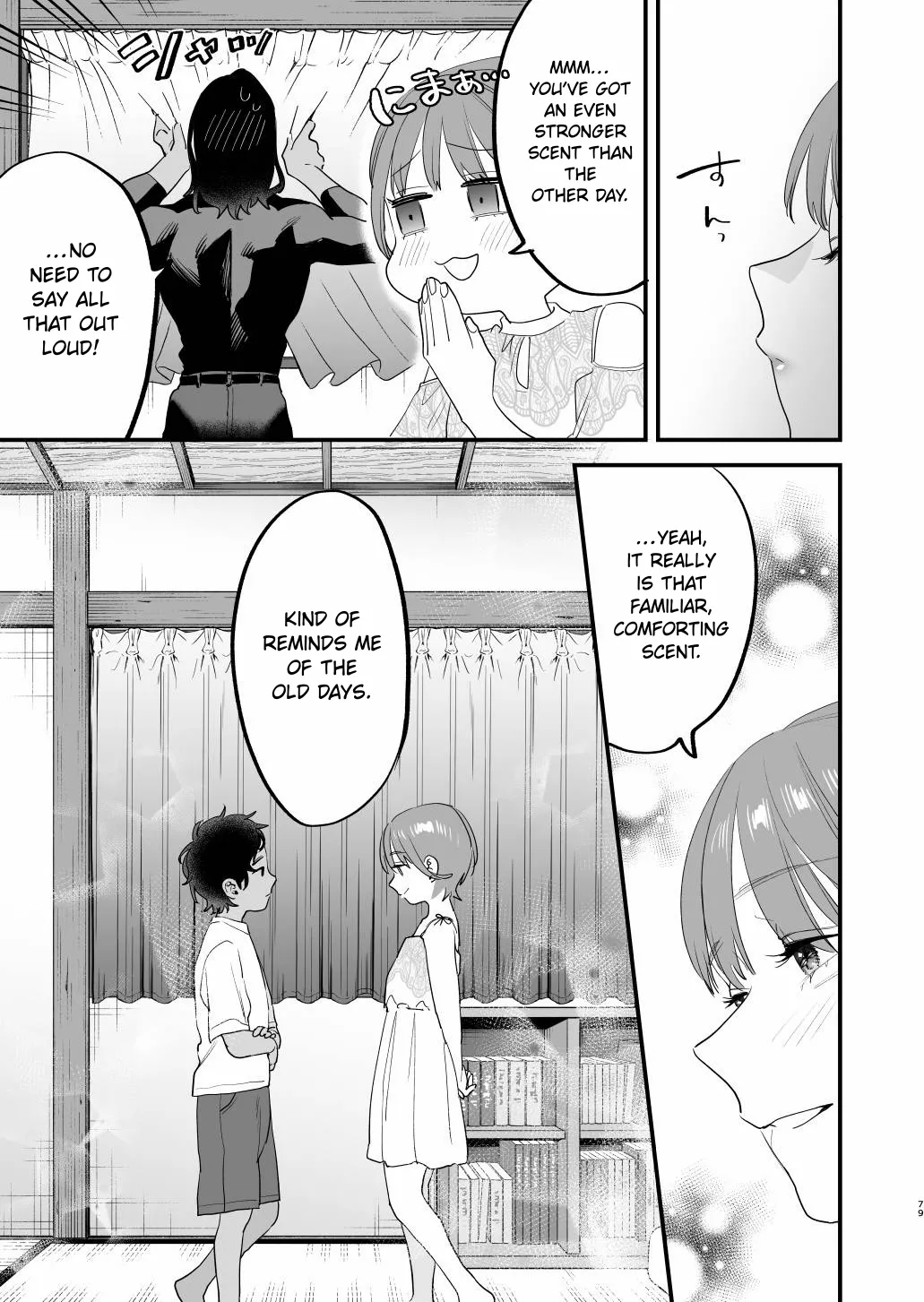 [Mushaburu (Musha Sabu)] Suki ni Nattara Dame, Nano ni -Hitozuma no Osananajimi- | I Shouldn't Fall in Love, But... -My Married Childhood Friend- [English] [ConTL] [Digital] page 78 original parody - kissing piercing hentai manga - read online free