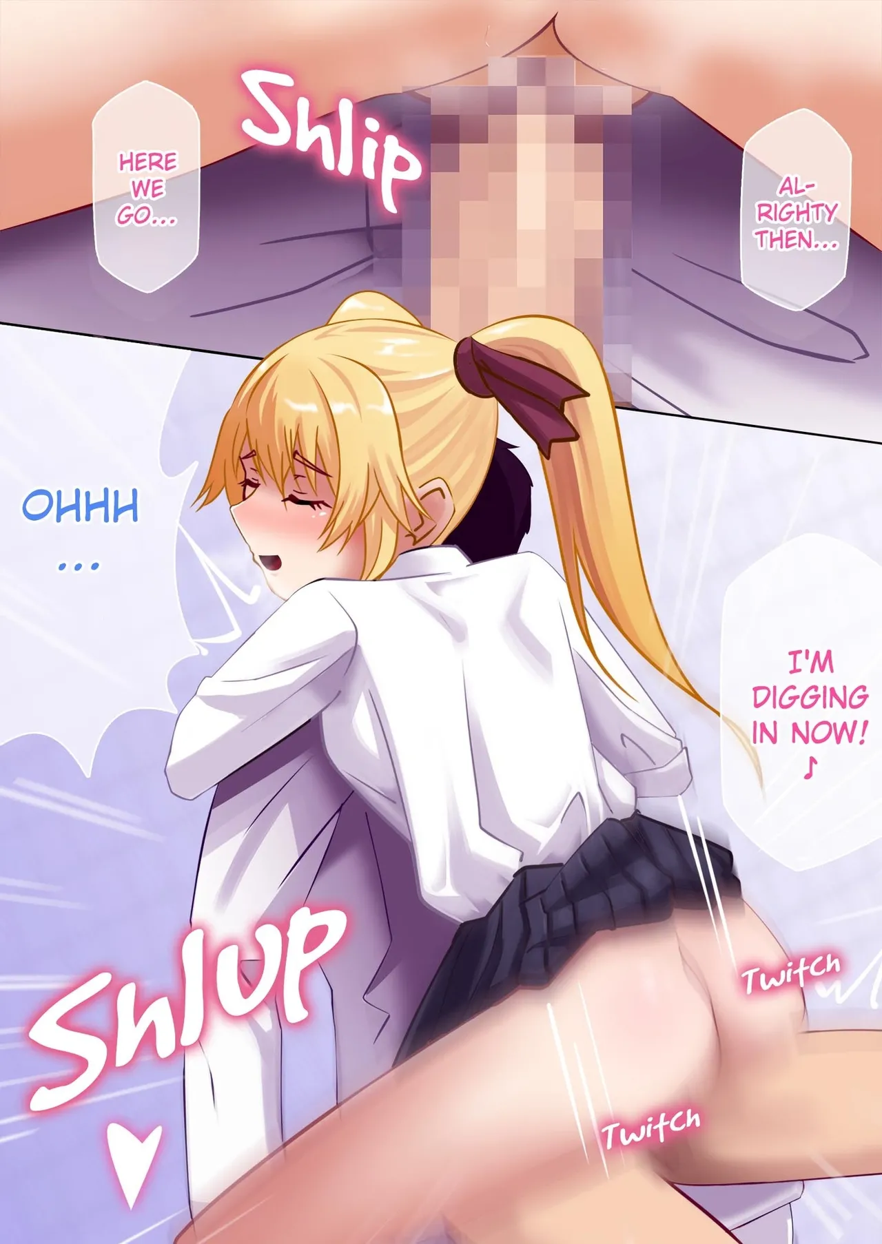 Kyouyuu Toilet de JK ni Sakuseisarete Shofuki Shichatta Ryman no Hanashi. | Sprayed on and Squeezed by a High School Girl in the Bathroom. page 11 original parody - sole female sole male hentai manga - read online free