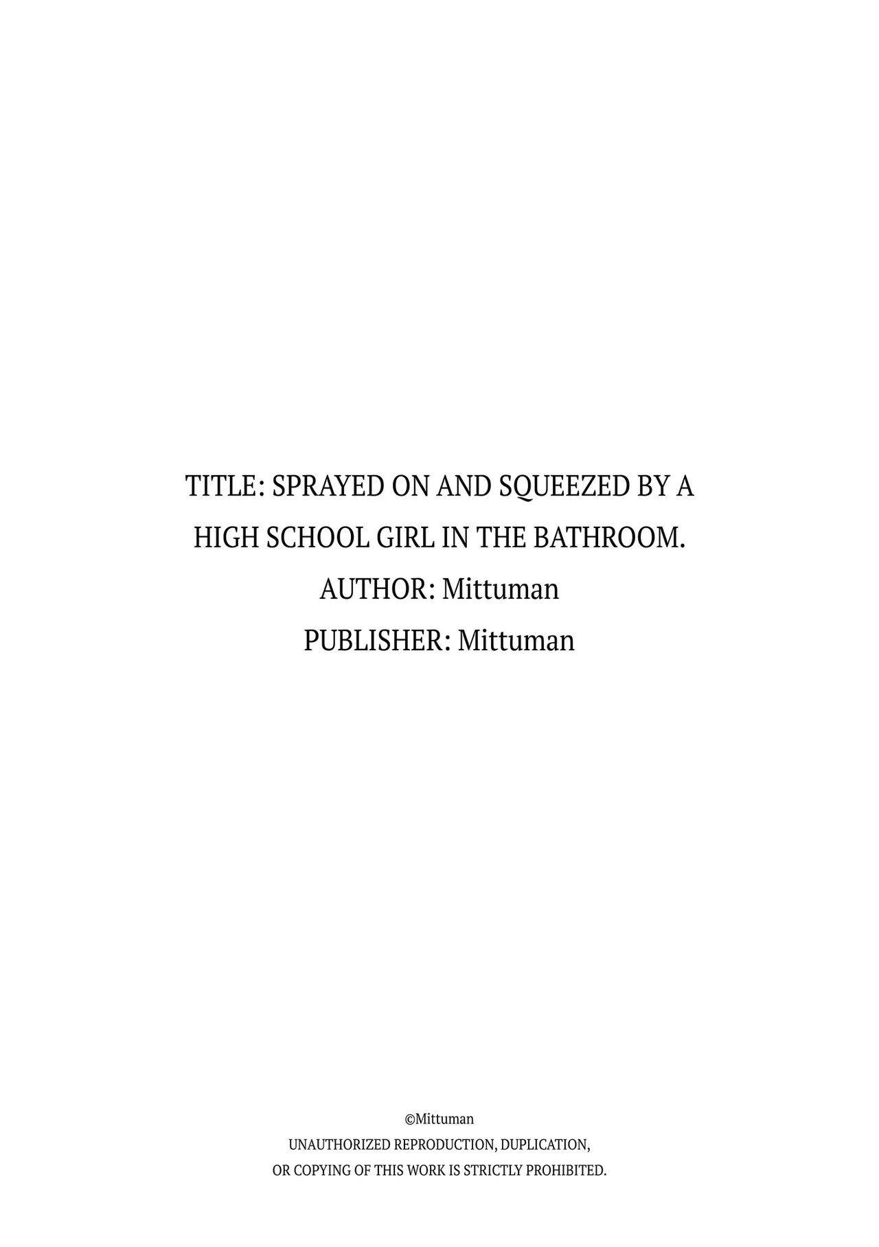 Kyouyuu Toilet de JK ni Sakuseisarete Shofuki Shichatta Ryman no Hanashi. | Sprayed on and Squeezed by a High School Girl in the Bathroom. page 23 original parody - sole female sole male hentai manga - read online free