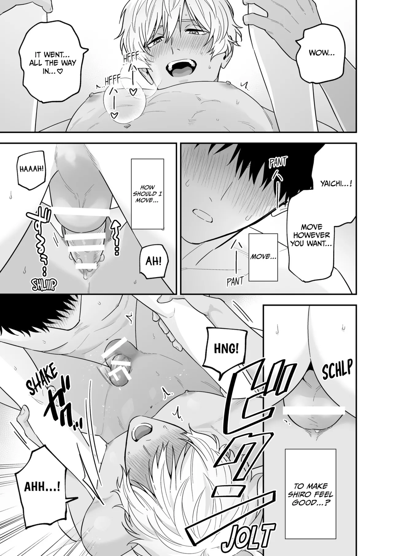 Daisuki na Shiro-kun | My Beloved Shiro page 123 original parody - handjob story arc hentai manga - read online free