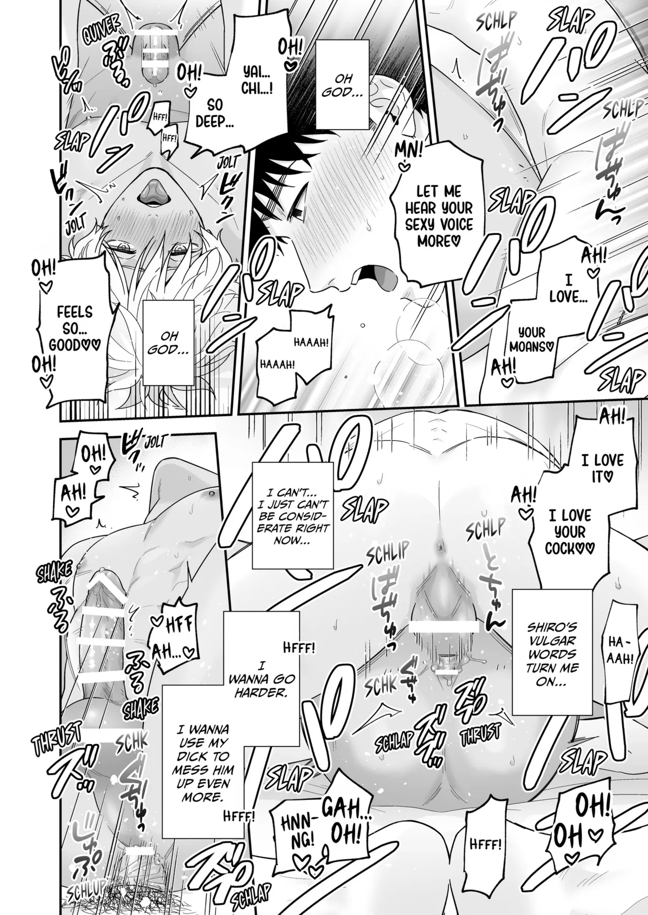 Daisuki na Shiro-kun | My Beloved Shiro page 126 original parody - multi-work series blowjob hentai manga - read online free
