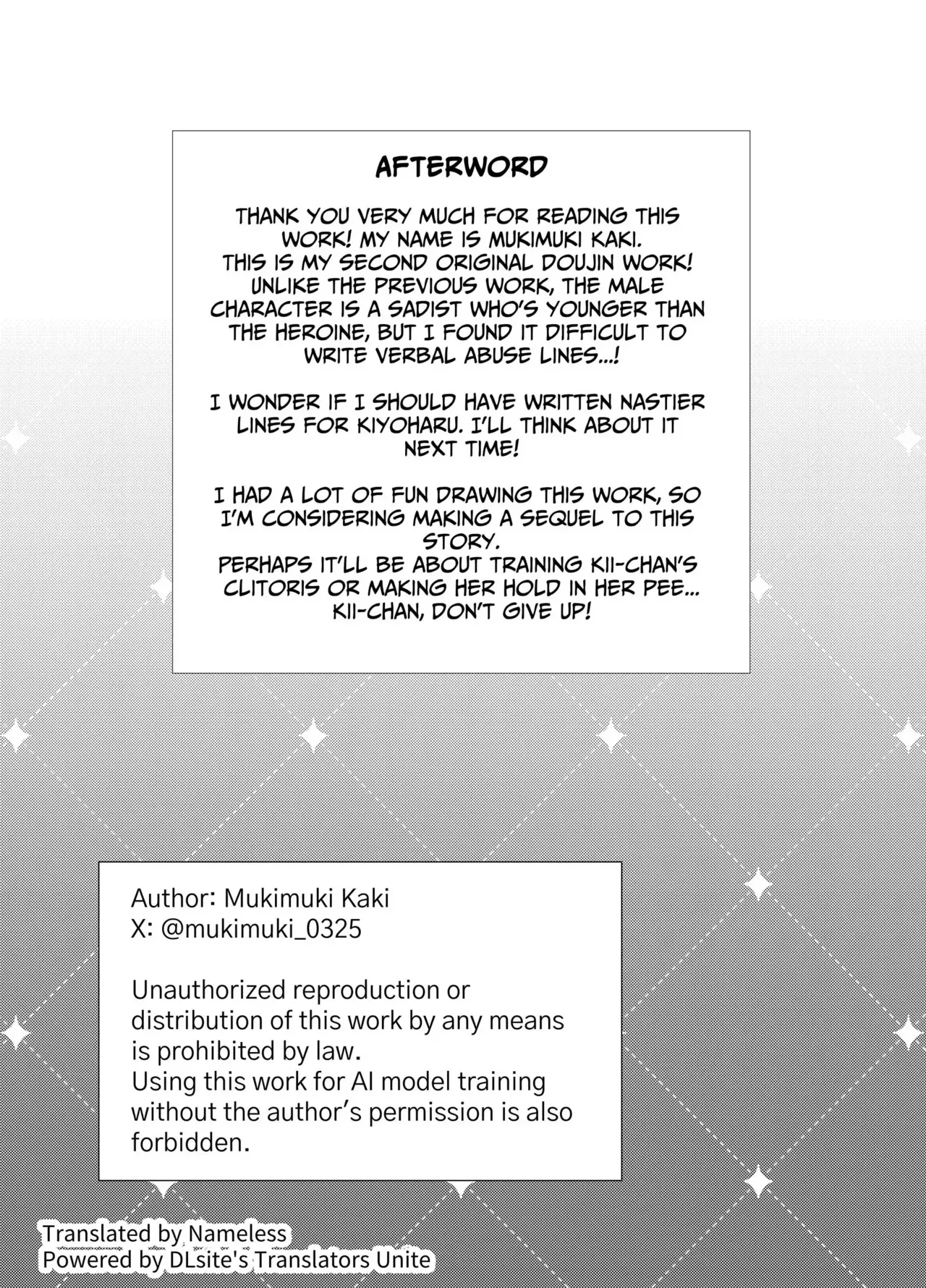 [Kuzu Taaalk (Mukimukikaki)] Kii-chan Choukyou Nikki ~Toshishita Kansai-ben Danshi wa AroThir OL o Guzzuguzu ni Ijimetai~ | Kii's Training Records ~A lady in her thirties trained by a guy with a kansai accent~ [English] [Nameless] page 63 original parody - sole female sole male hentai manga - read online free