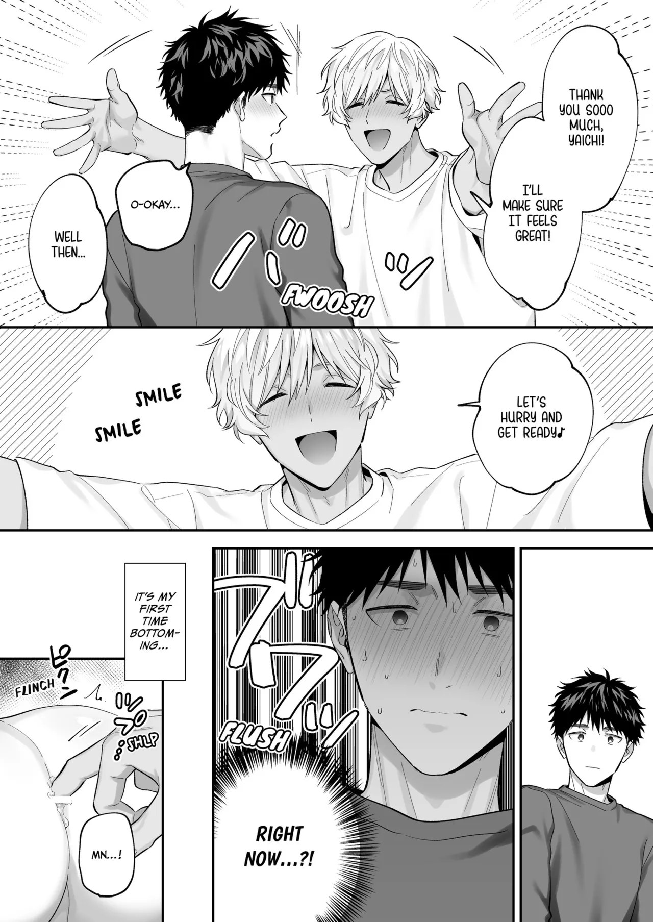 Tachi mo Dekiru Shiro-kun ni Oshiri Kaihatsu Sareru Hanashi | Shiro Can Top, Too! My Anal Training Story page 22 original parody - x-ray multi-work series hentai manga - read online free