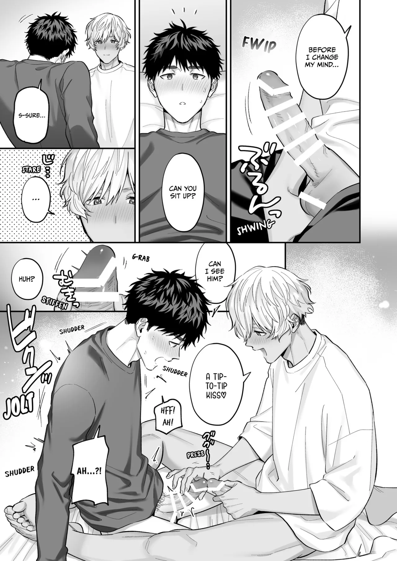 Tachi mo Dekiru Shiro-kun ni Oshiri Kaihatsu Sareru Hanashi | Shiro Can Top, Too! My Anal Training Story page 43 original parody - story arc prostate massage hentai manga - read online free