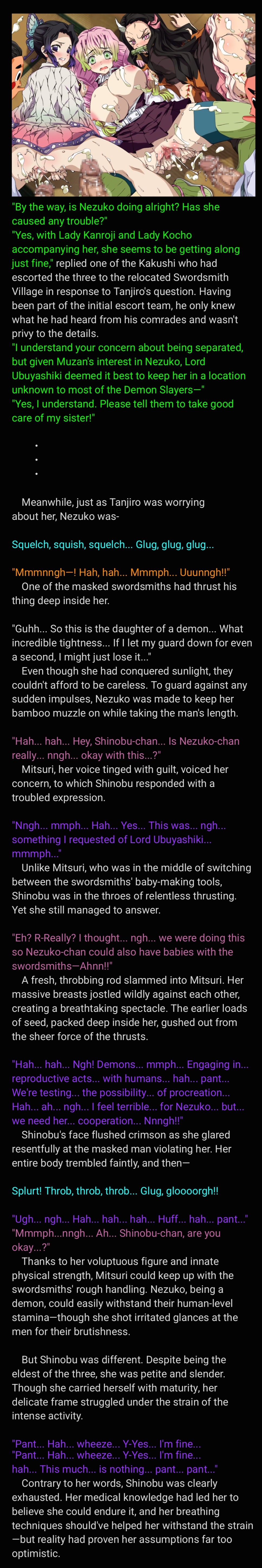 Yuumei Chara Kannou Shousetsu CG Shuu No. 444!! Demon Slayer HaaHaa CG Shuu page 20 featuring nezuko kamado kimetsu no yaiba parody - big breasts hentai manga - read online free