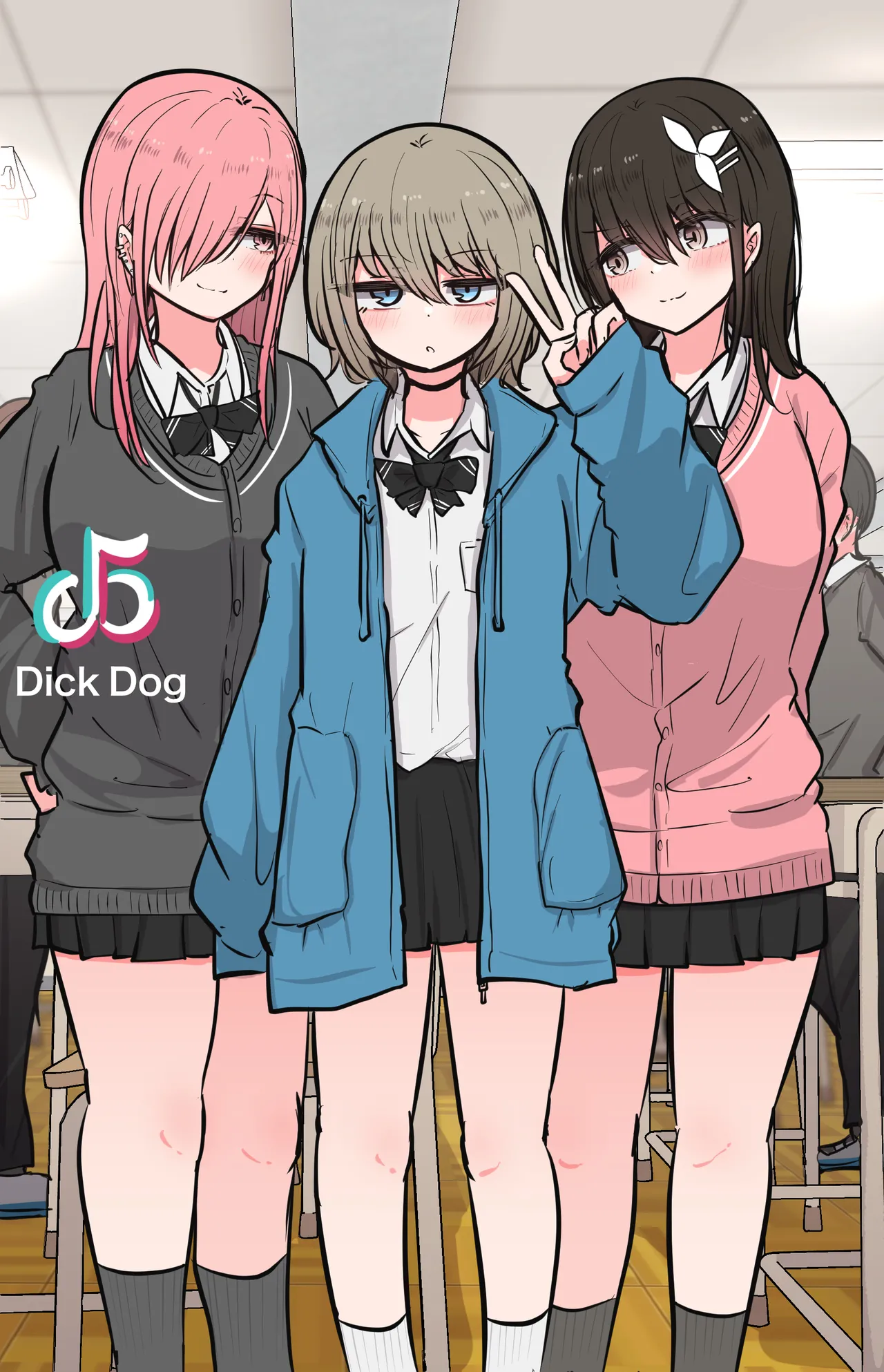 Minna no Ecchi de Yuruyuru na Nichijou Matome page 13 original parody - schoolgirl uniform exhibitionism hentai manga - read online free