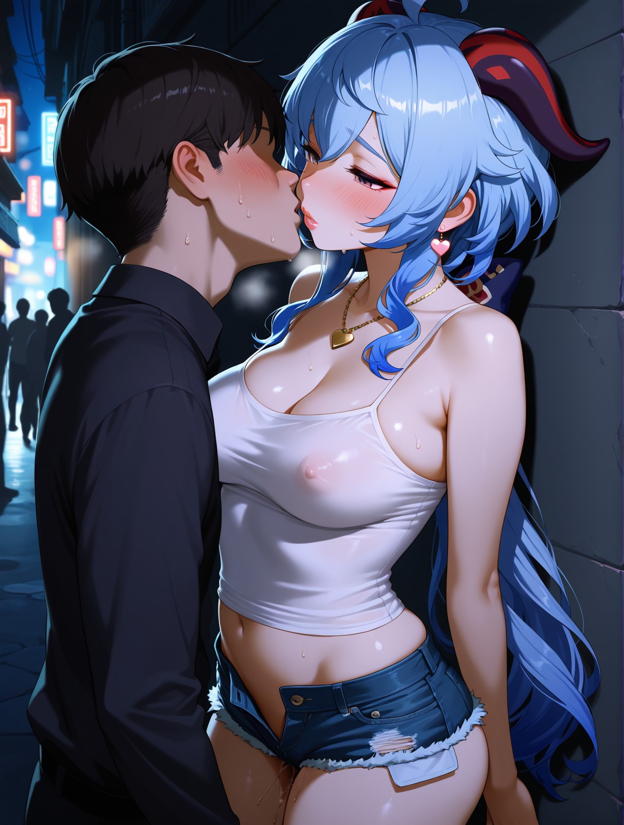 ganyu STREETWALKER 立ちんぼ page 33 featuring ganyu genshin impact parody - big penis bbm hentai manga - read online free