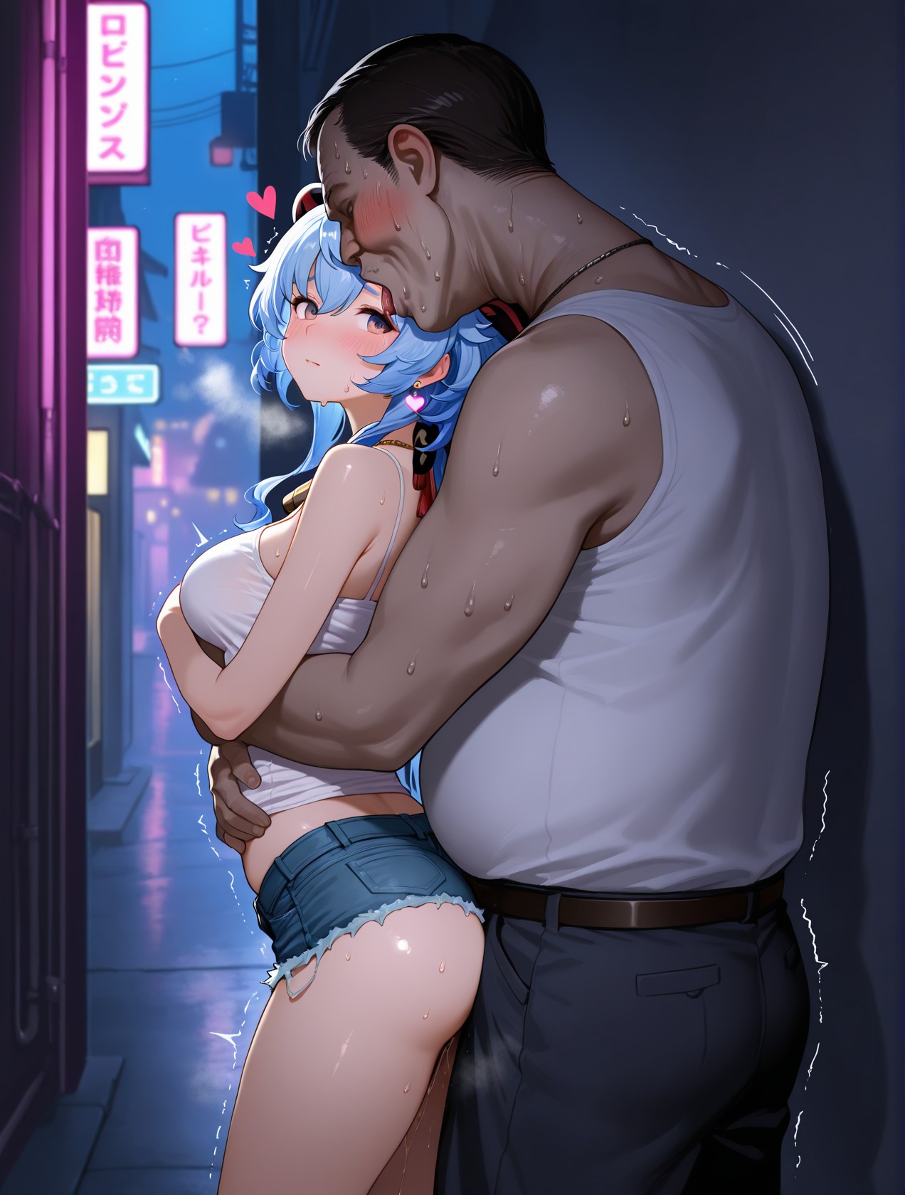 ganyu STREETWALKER 立ちんぼ page 46 featuring ganyu genshin impact parody - big penis bbm hentai manga - read online free