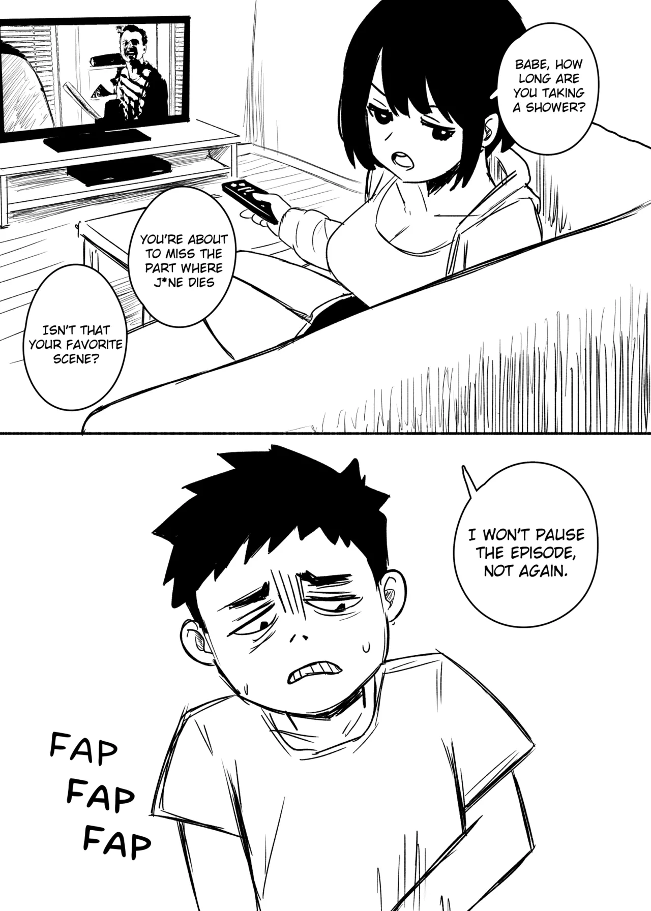 Why Won't My Girlfriend NTR Me? page 13 original parody - masturbation cheating hentai manga - read online free