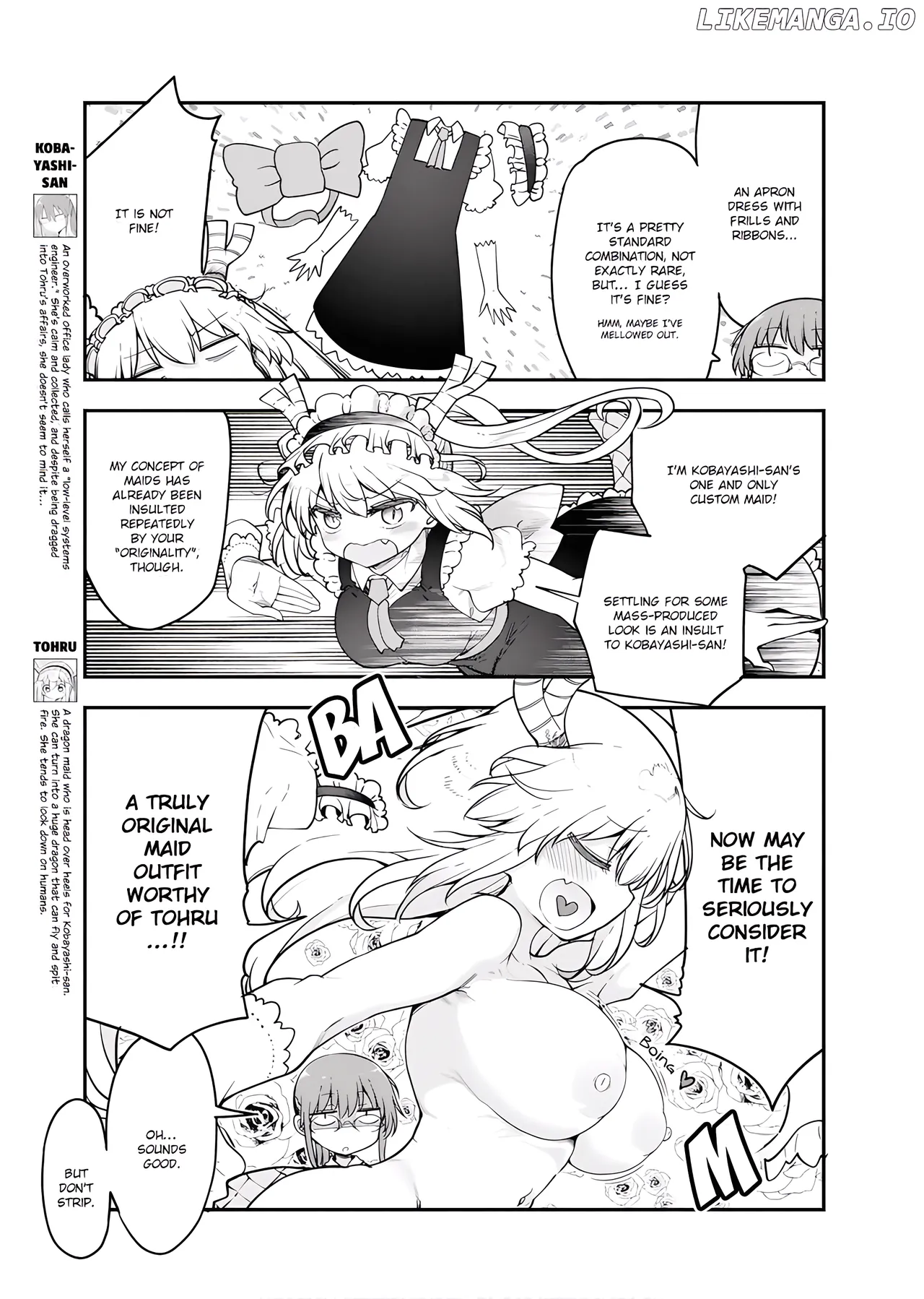 Kobayashi-san Chi No Maid Dragon - Fan Service Manga ecchi panels. page 22 featuring quetzalcoatl kobayashi-san-chi no maid dragon parody - read online free