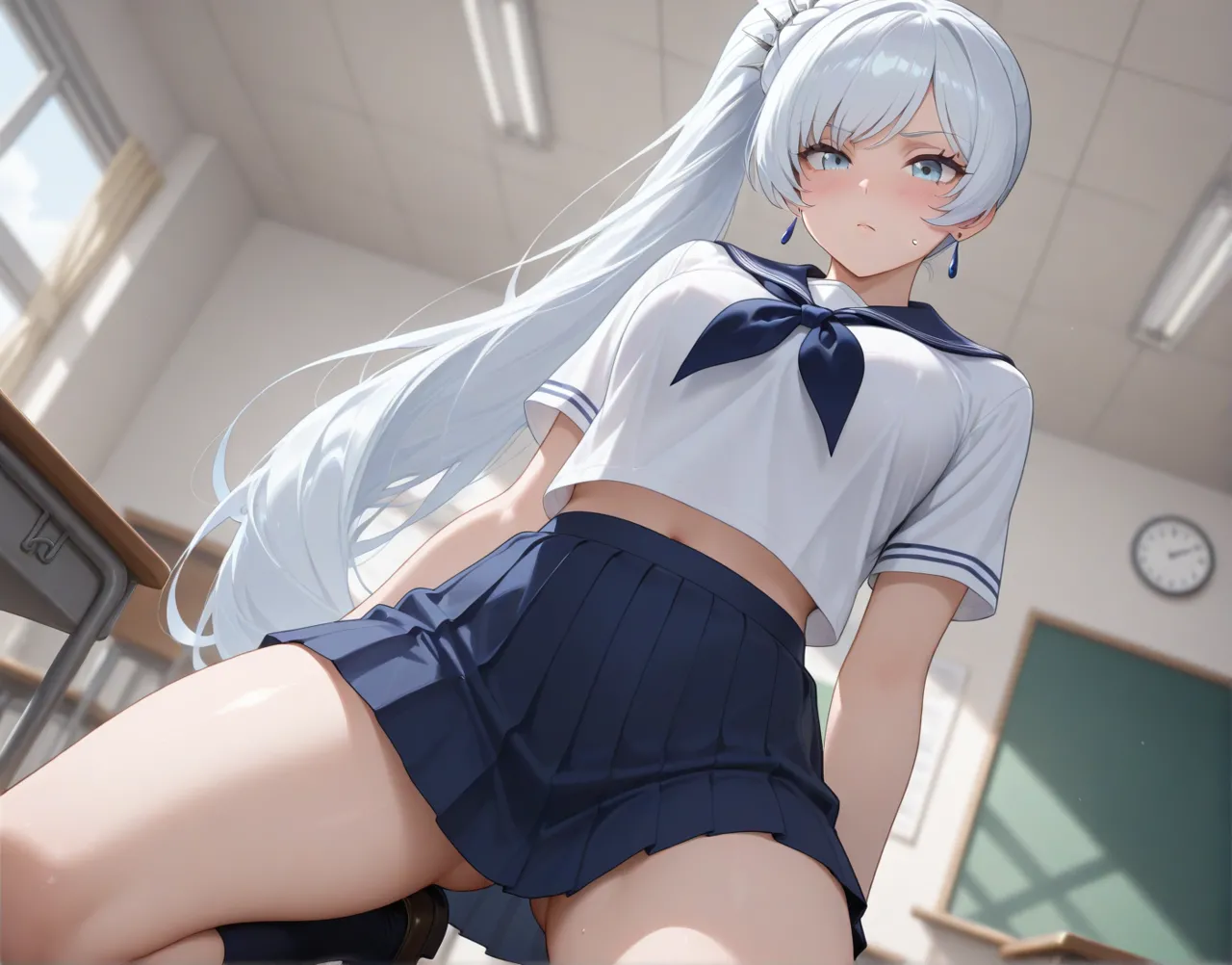 Weiss Schnee 238 pics page 14 featuring weiss schnee rwby parody - schoolgirl uniform nakadashi hentai manga - read online free