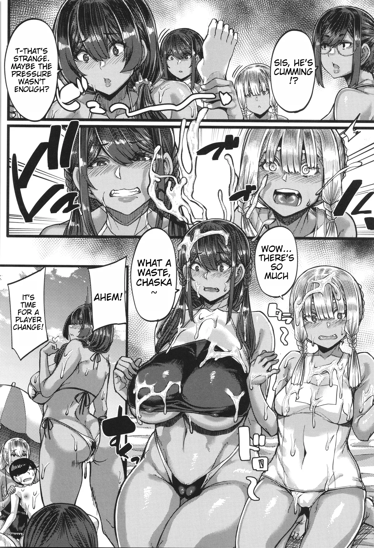 Boku o Kurau wa Kasshoku Gal page 186 - sole male big penis hentai manga - read online free