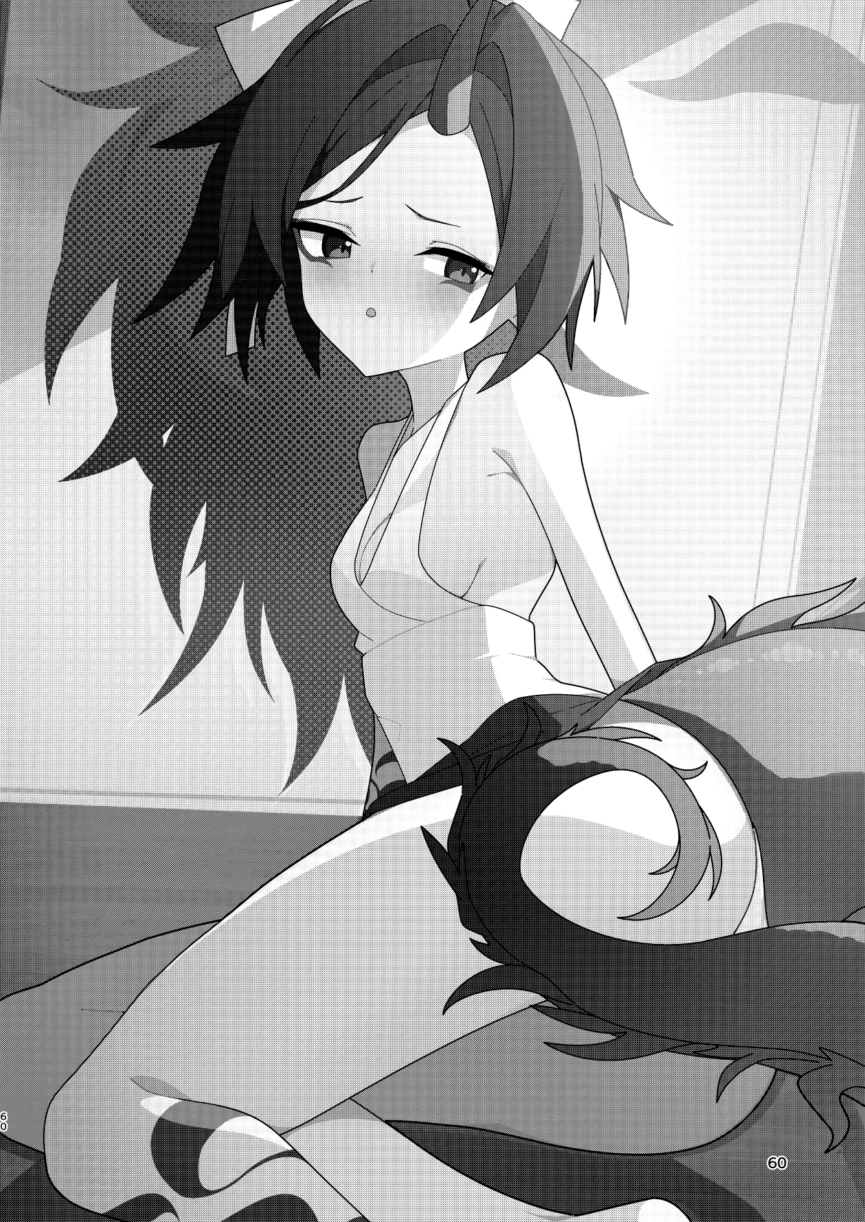 Men's Esthetic Hyakka Ryouran Goudou page 59 featuring kikyou kiryuu blue archive parody - handjob big breasts hentai manga - read online free