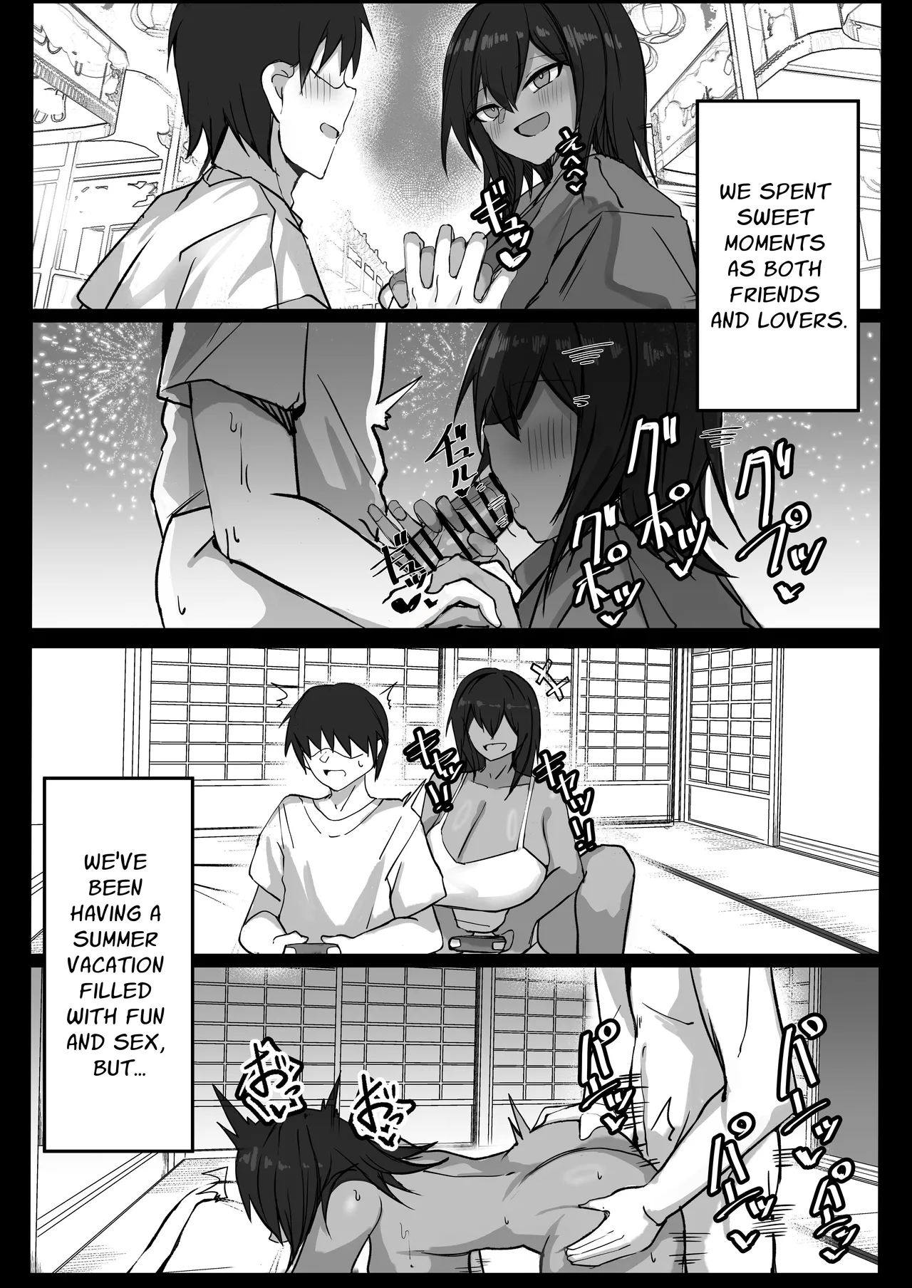 Mukashi Otoko dato Omotteta Kasshoku Bakunyuu Osananajimi to H Suru Hon Kouhen | Sex With My Tanned Busty Friend Who I Used To Think Was A Guy page 22 original parody - big breasts big ass hentai manga - read online free