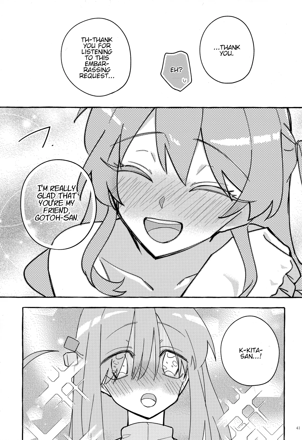 Kyoukankaku Guitar | Synesthetic Guitar page 42 featuring hitori gotou bocchi the rock parody - rough translation yuri hentai manga - read online free