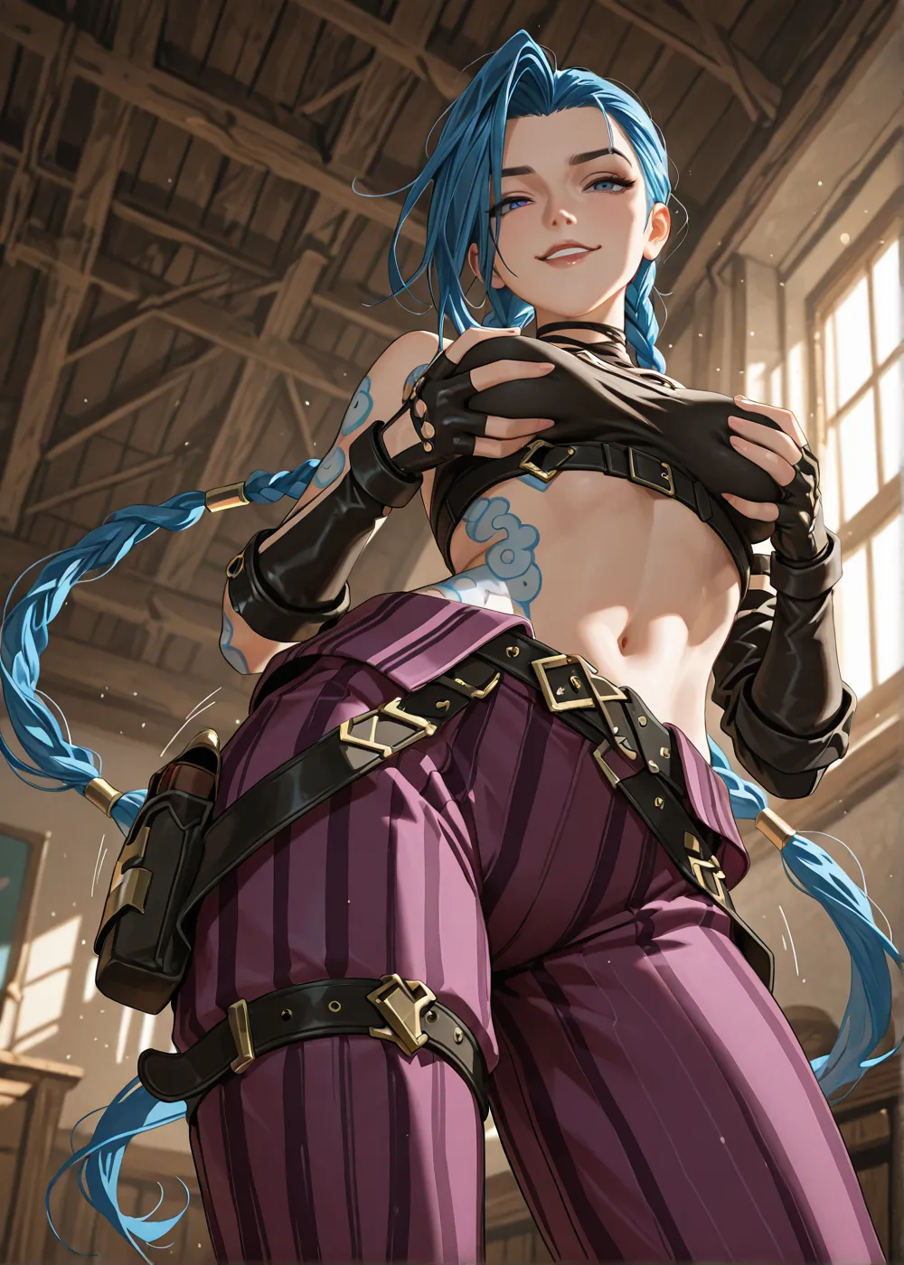 arcane jinx page 21 featuring jinx league of legends parody - uncensored nakadashi hentai manga - read online free