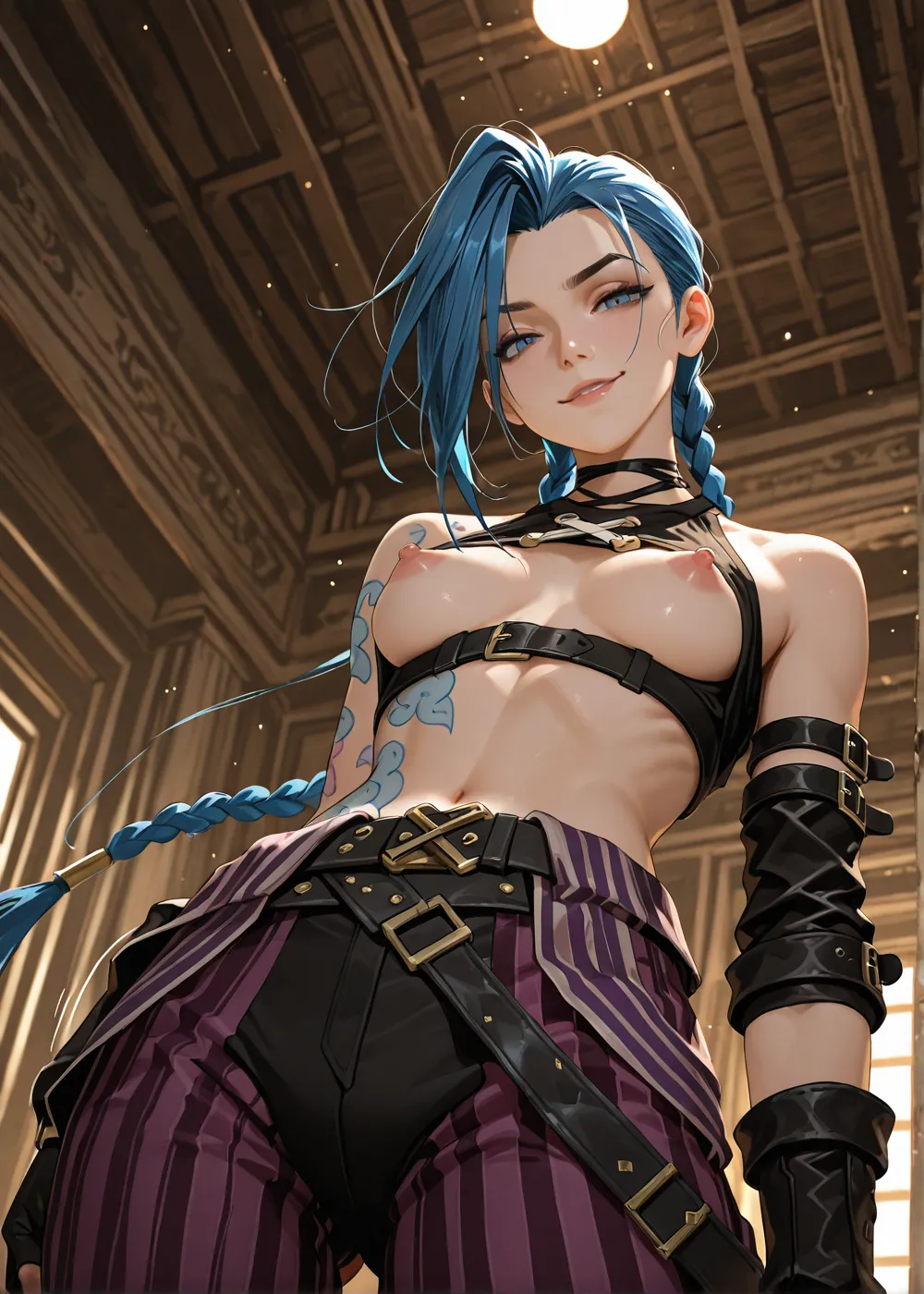 arcane jinx page 33 featuring jinx league of legends parody - uncensored nakadashi hentai manga - read online free