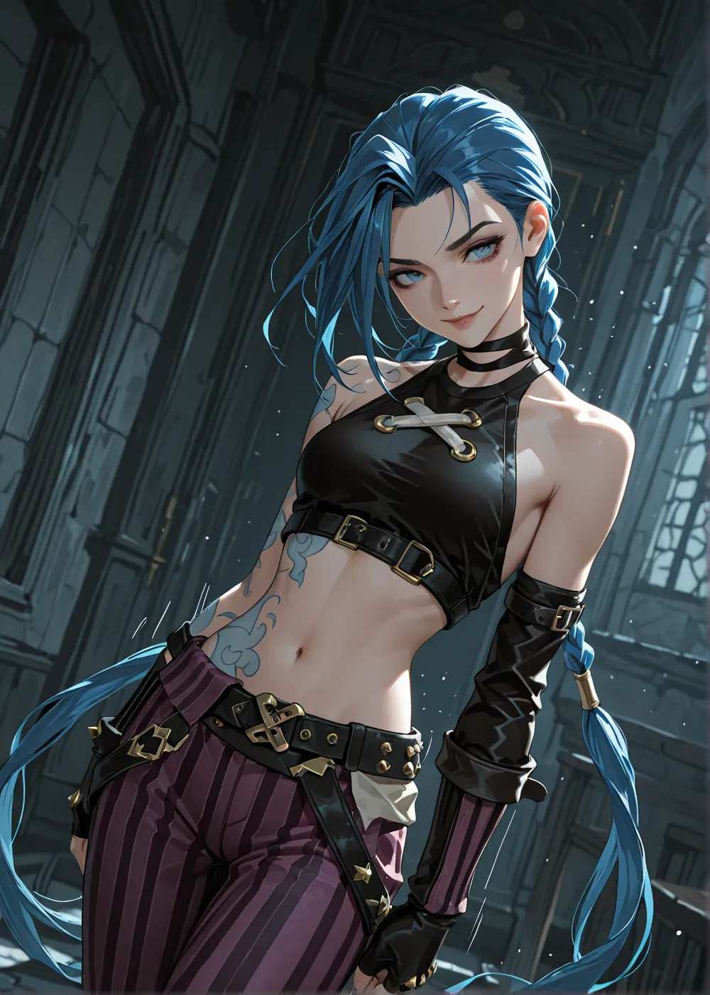 arcane jinx page 9 featuring jinx league of legends parody - uncensored nakadashi hentai manga - read online free