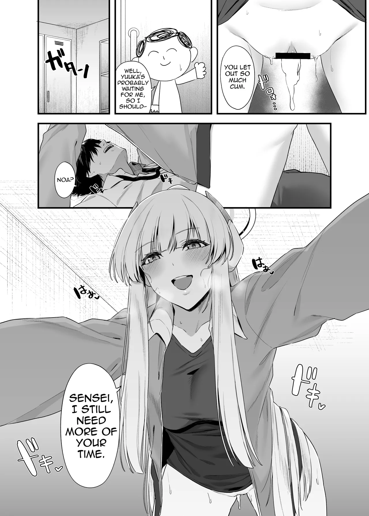 Sensei OJikan Itadakimasu Ne | I'll be taking a moment of your time, Sensei. page 23 featuring sensei blue archive parody - sole female sole male hentai manga - read online free