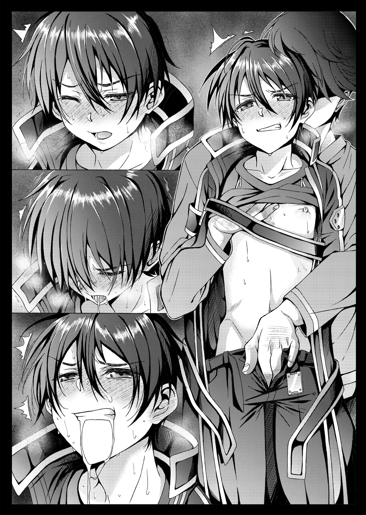 Kuro no Kenshi Ryoujoku page 61 original parody - anal yaoi hentai manga - read online free