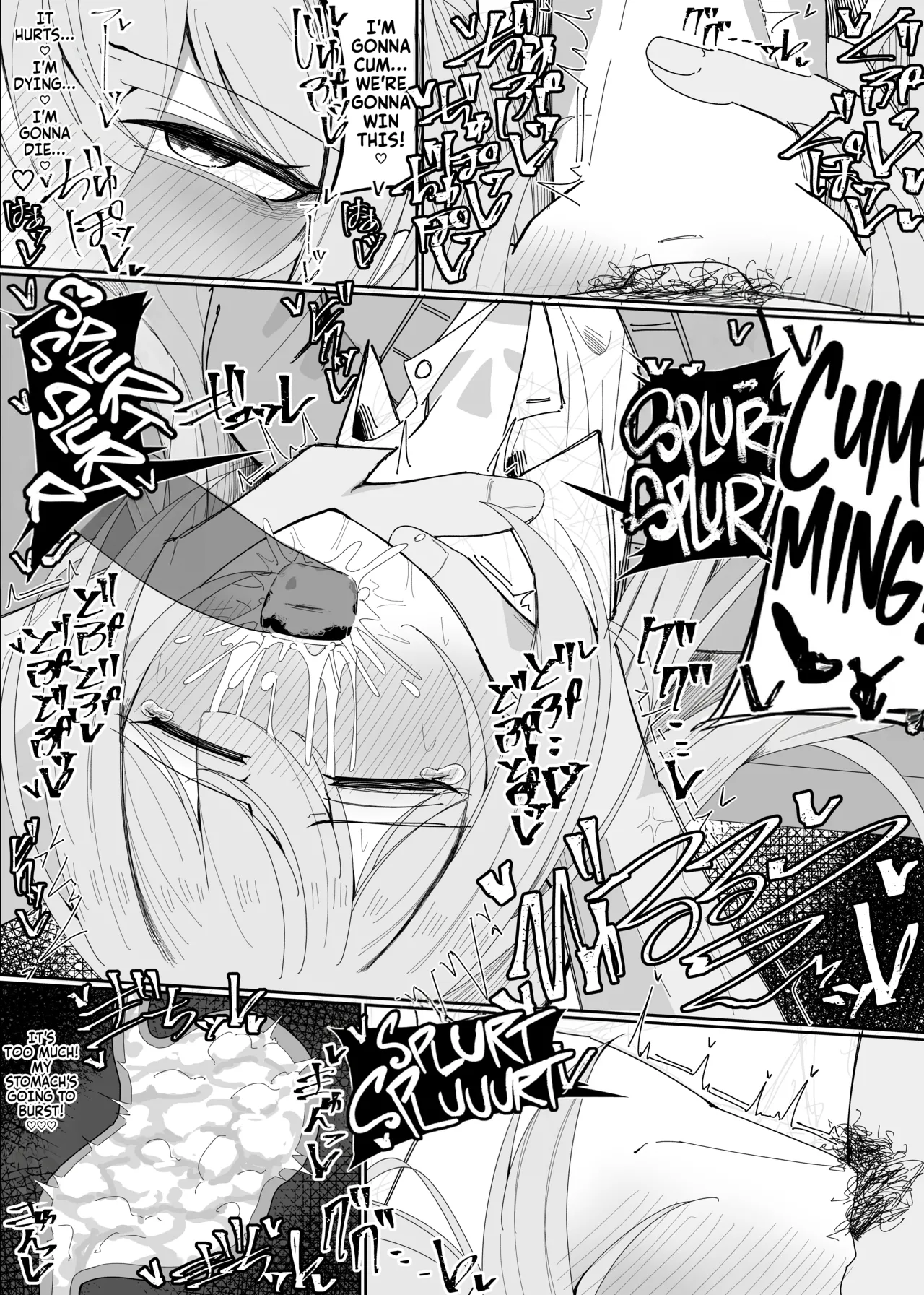 [Fuaku Yuu (Yufuck)] Zamen Oogui Taikai | The Cum-Binge-Eating Championship [English] [Fallen Games] page 30 original parody - schoolgirl uniform inflation hentai manga - read online free