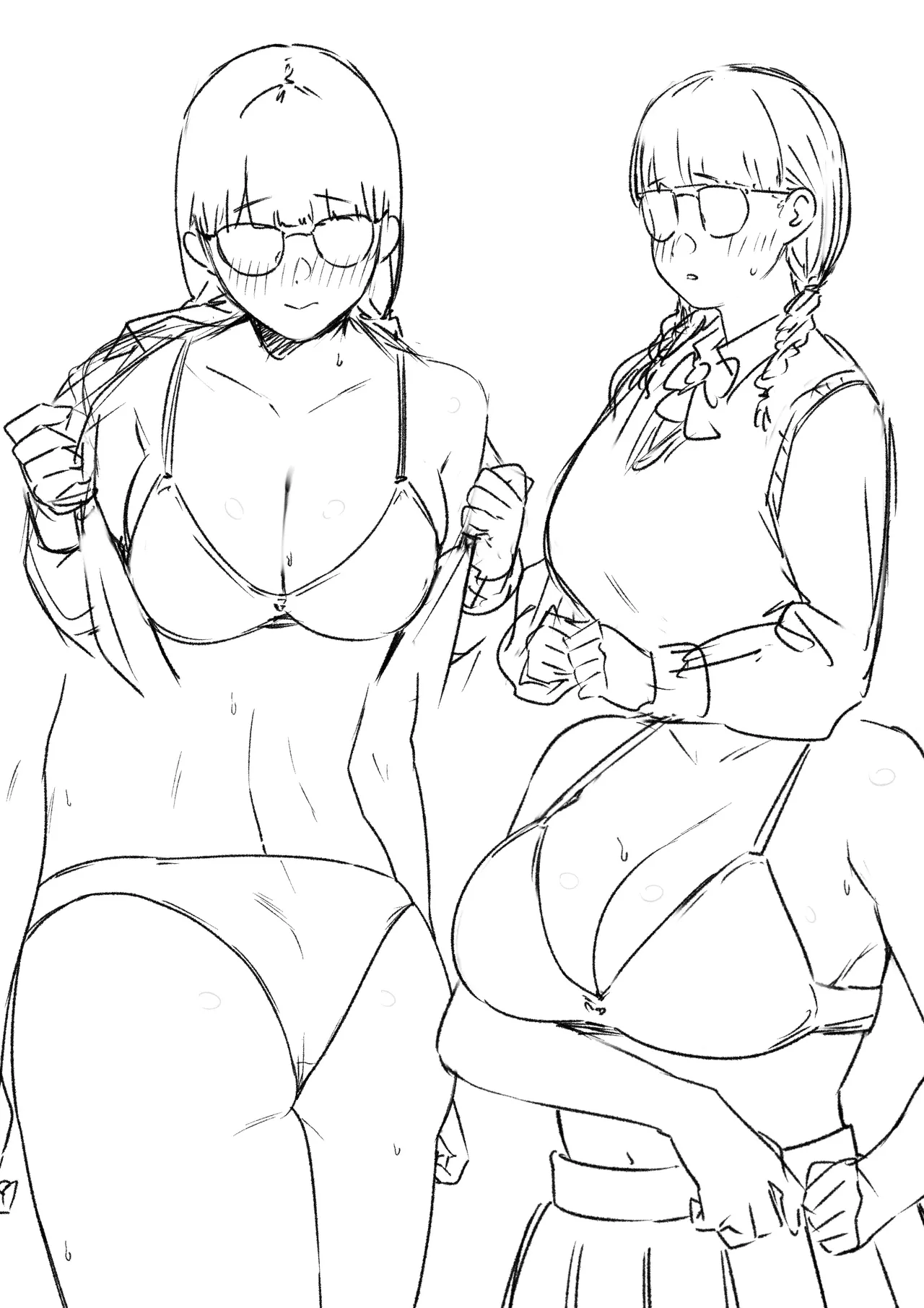 Futari page 45 original parody - nakadashi beauty mark hentai manga - read online free