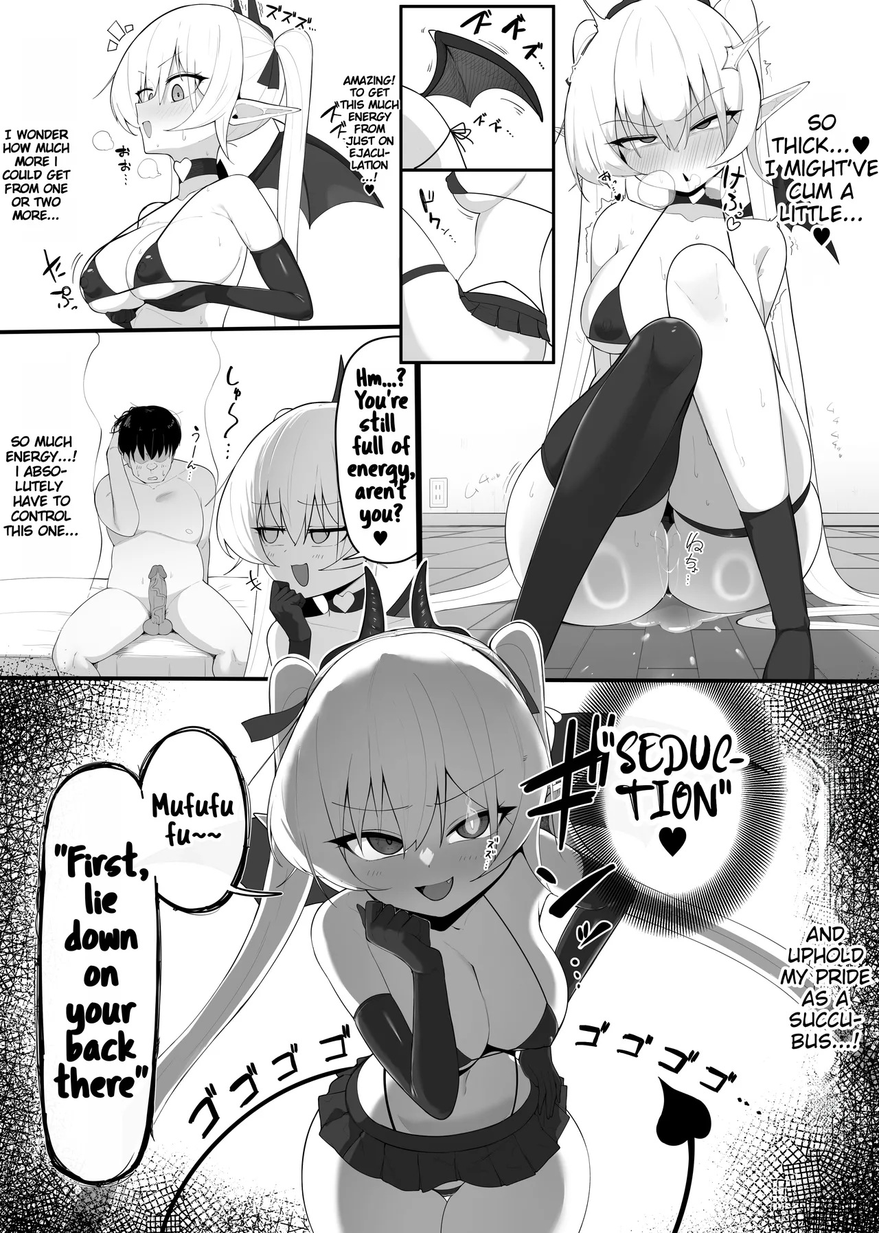Atashi no Ejiki ni Narinasai! | You shall be the succubus's prey! page 16 original parody - squirting big breasts hentai manga - read online free