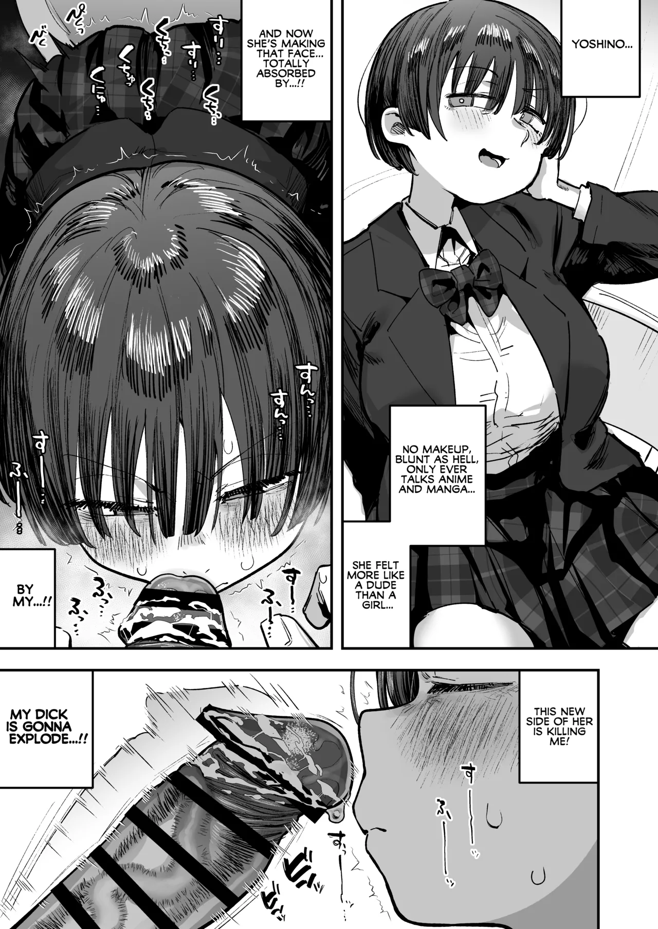 [Anon 2-okunen] Ittai Dou Natte Shimau no ka!? (Chinkasu shuu Okazu ni Onanie Saremasu) | What the hell will happen?! (She's gonna finger herself while sniffing my smegma stench!) [English] [KM_42] [Ongoing] page 83 original parody - big breasts glasses hentai manga - read online free