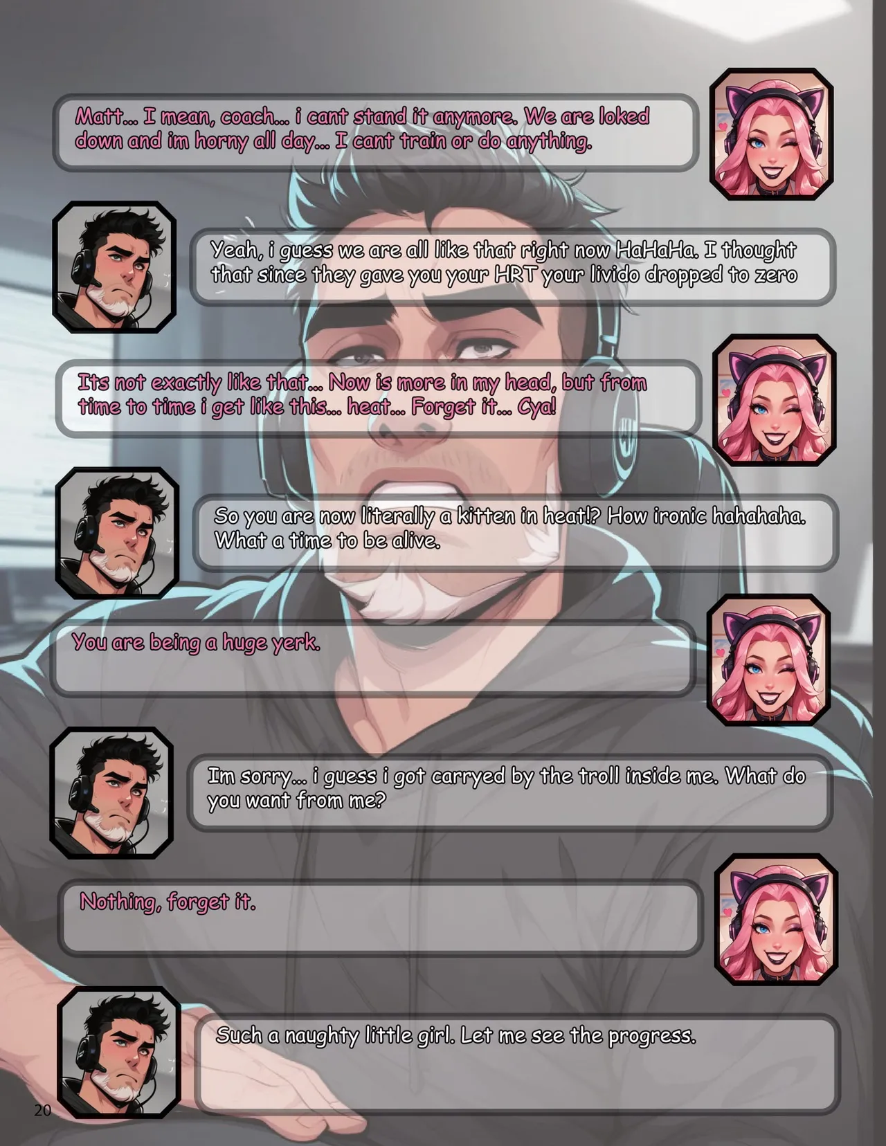 Kittensaur Origins - InstableUnicorn - AI generated page 20 - ai generated hentai manga - read online free