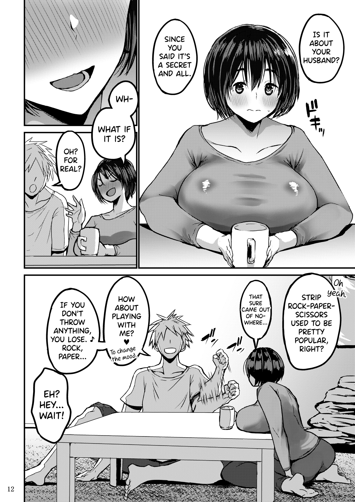 Yokkyuu Fuman ga Tamatte Hoka no Otoko no Chinpo Case ni Natteshimatta Oku-san page 13 original parody - milf sweating hentai manga - read online free