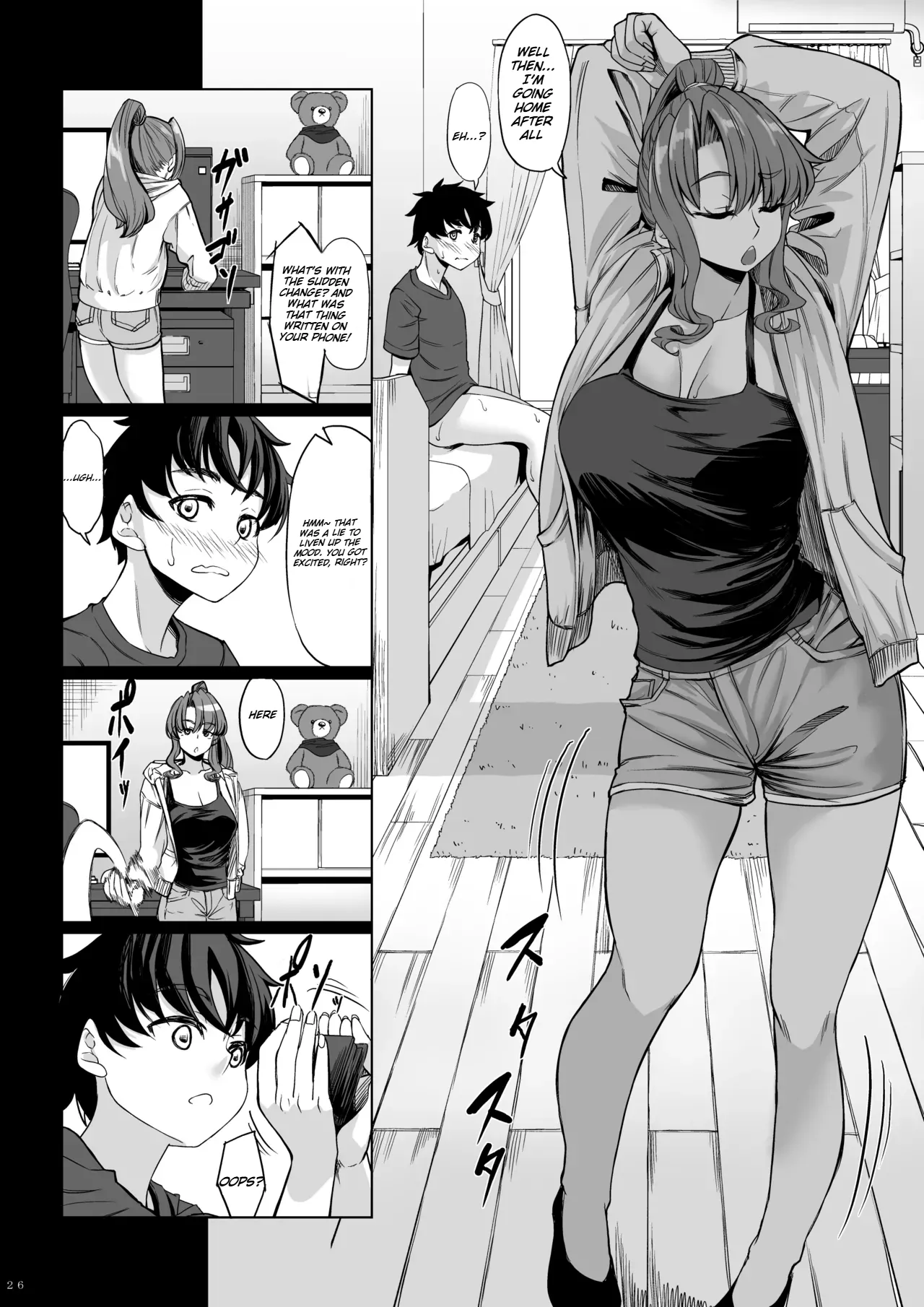 Shinchou 211 cm no Jirai-kei Joshi ni Nerawarete mou Nigerarenai 2 page 25 original parody - kissing big breasts hentai manga - read online free