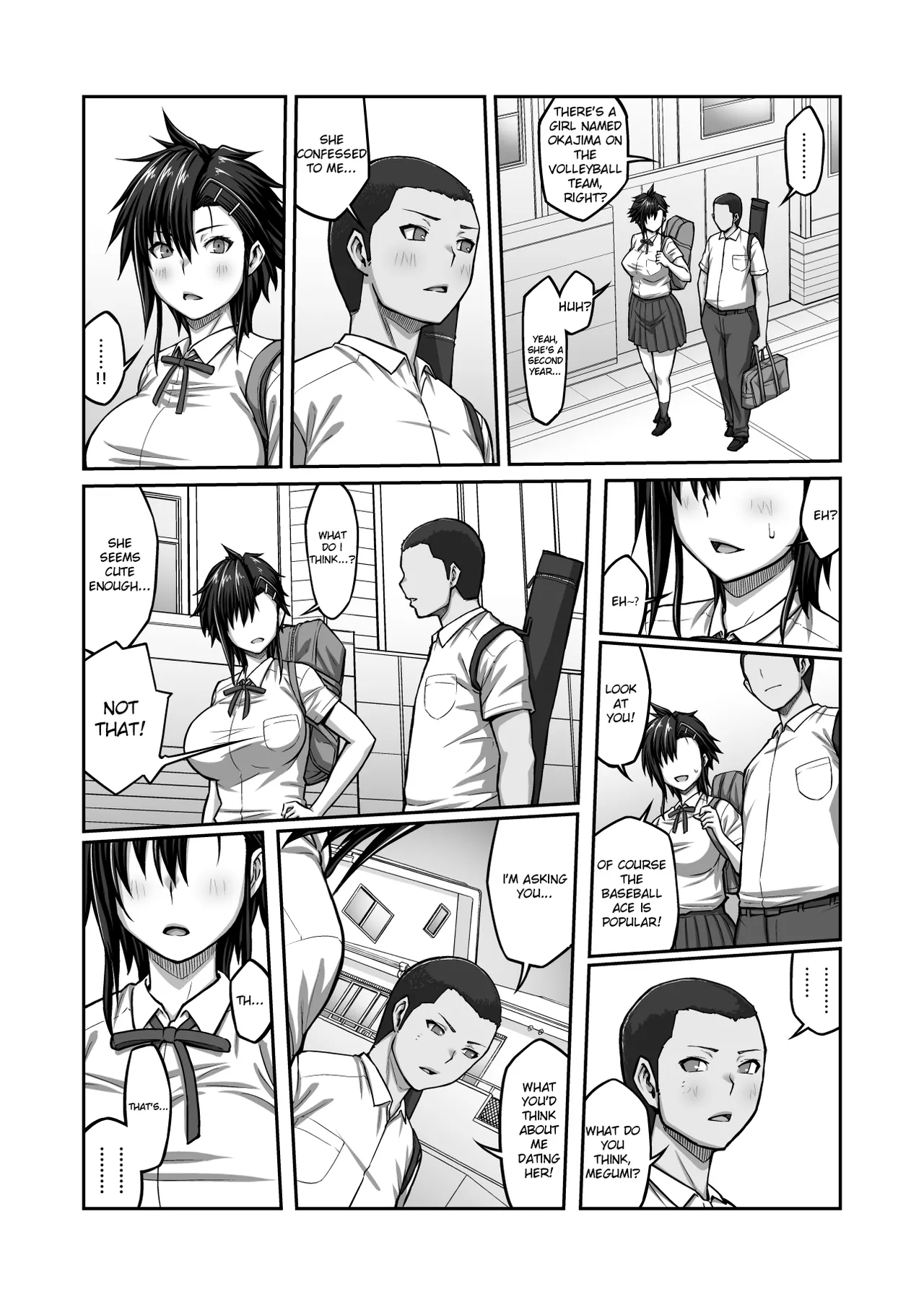 [ClimbCrown] Nakadashi Oji-san ni Nerawareta Mesu wa Nigeru Koto ga Dekinai ~Fujitomo Megumi Hen 2~ | A Woman Can’t Get Away After Being Targeted By This Horny Old Man - Fujitomo Megumi Edition Vol.2 [English] =White Symphony= [Digital] page 48 original parody - kissing big breasts hentai manga - read online free