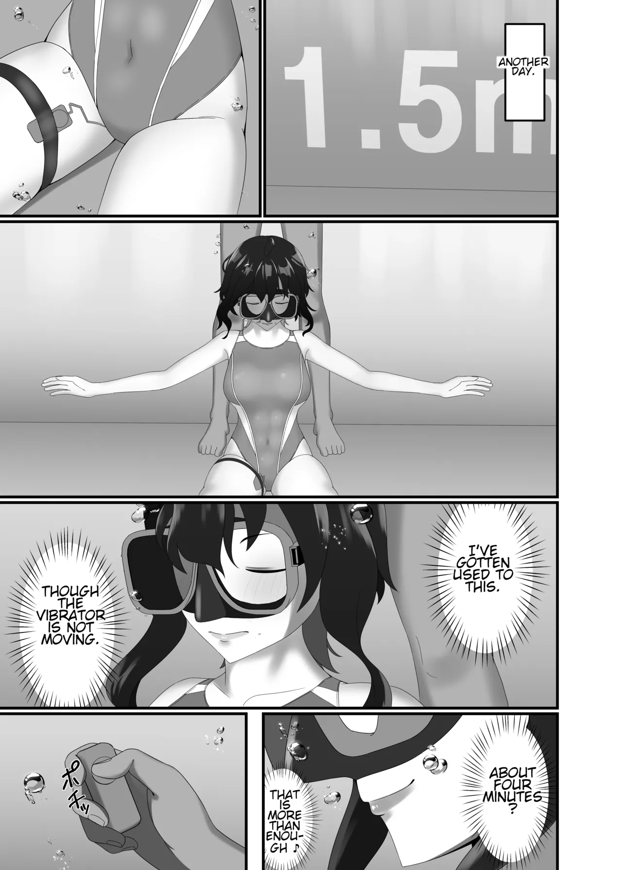 Kairaku wa Minasoko made | Pleasure reaches the bottom of the pool page 23 original parody - gloves swimsuit hentai manga - read online free