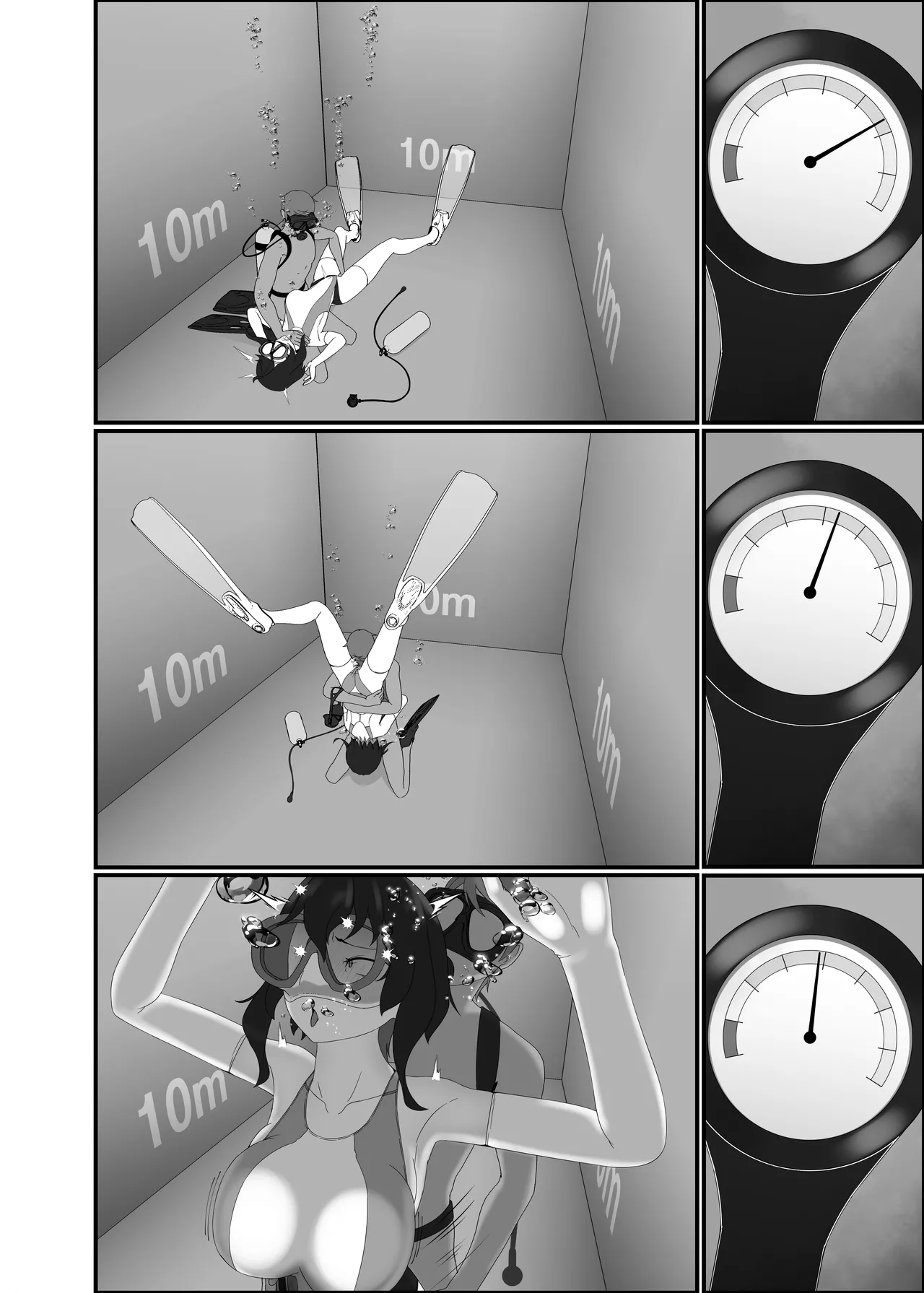 Kairaku wa Minasoko made | Pleasure reaches the bottom of the pool page 52 original parody - gloves swimsuit hentai manga - read online free