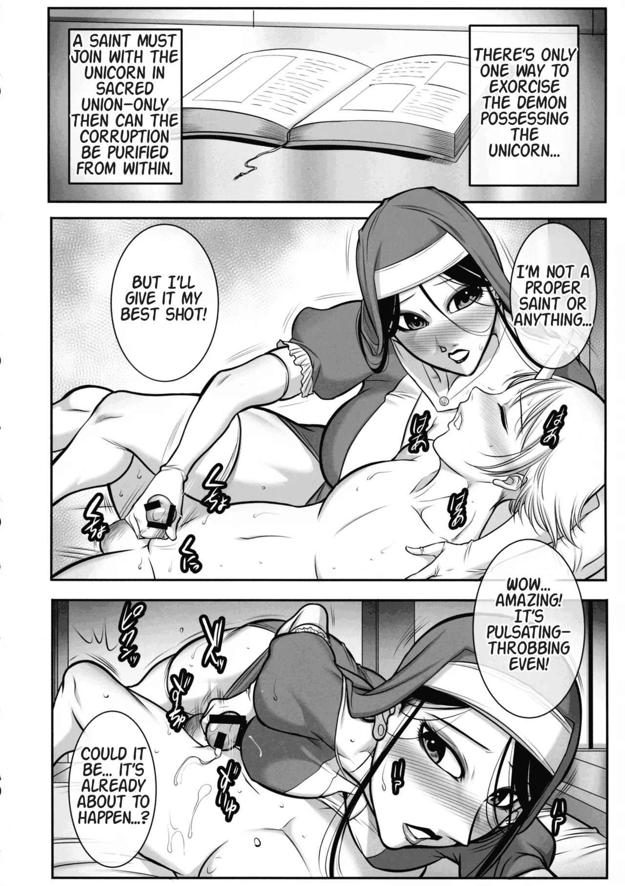 Seijo no Koushin - Sister's rebellious spirit page 12 original parody - big penis stockings hentai manga - read online free
