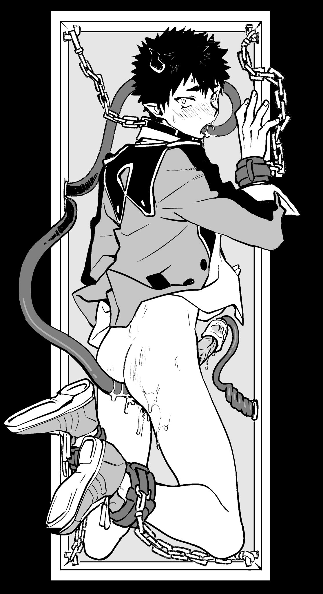 [Collapsar Estate (TANAKATAN)] Inma Gakuen no Ochikobore — case.1 Junjou Danshi no Shojo Soushitsu (Jou) | 淫魔学园的废材吊车尾―case.1 纯情男生的破处堕落(上) - Page 36