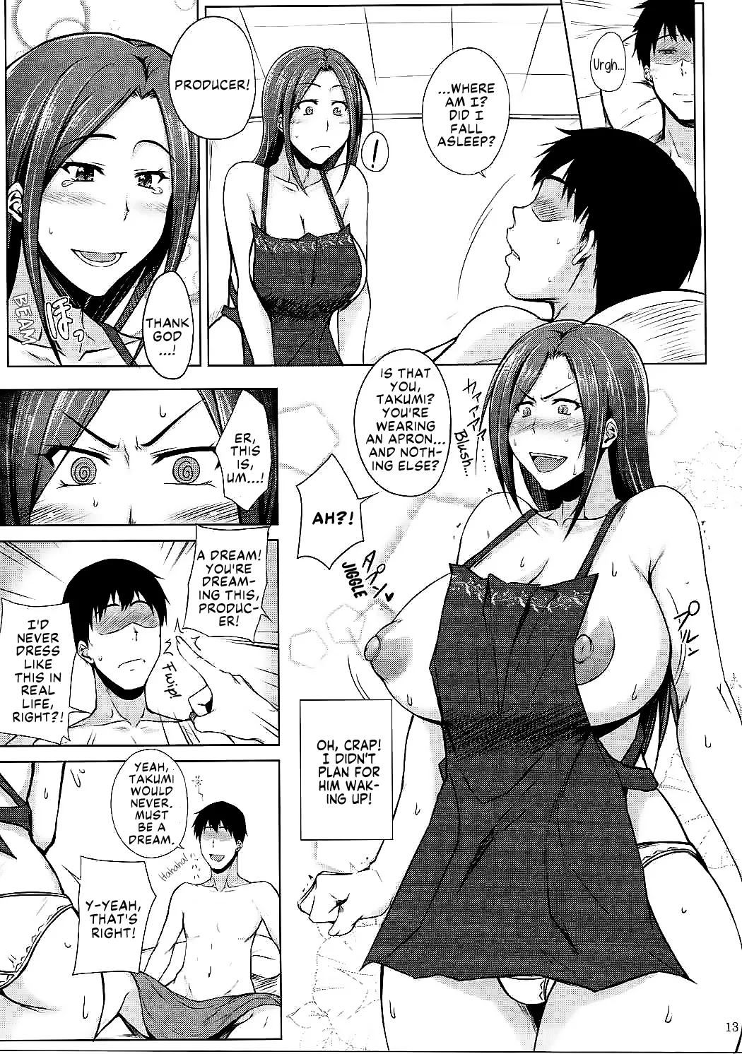 Totsugeki Takumin | Bridal Attack Takumin! page 12 featuring takumi mukai the idolmaster parody - sole female sole male hentai manga - read online free