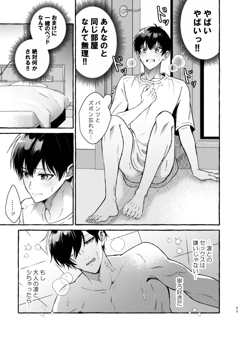 凛潔 page 51 featuring yoichi isagi blue lock parody - tracksuit multi-work series hentai manga - read online free