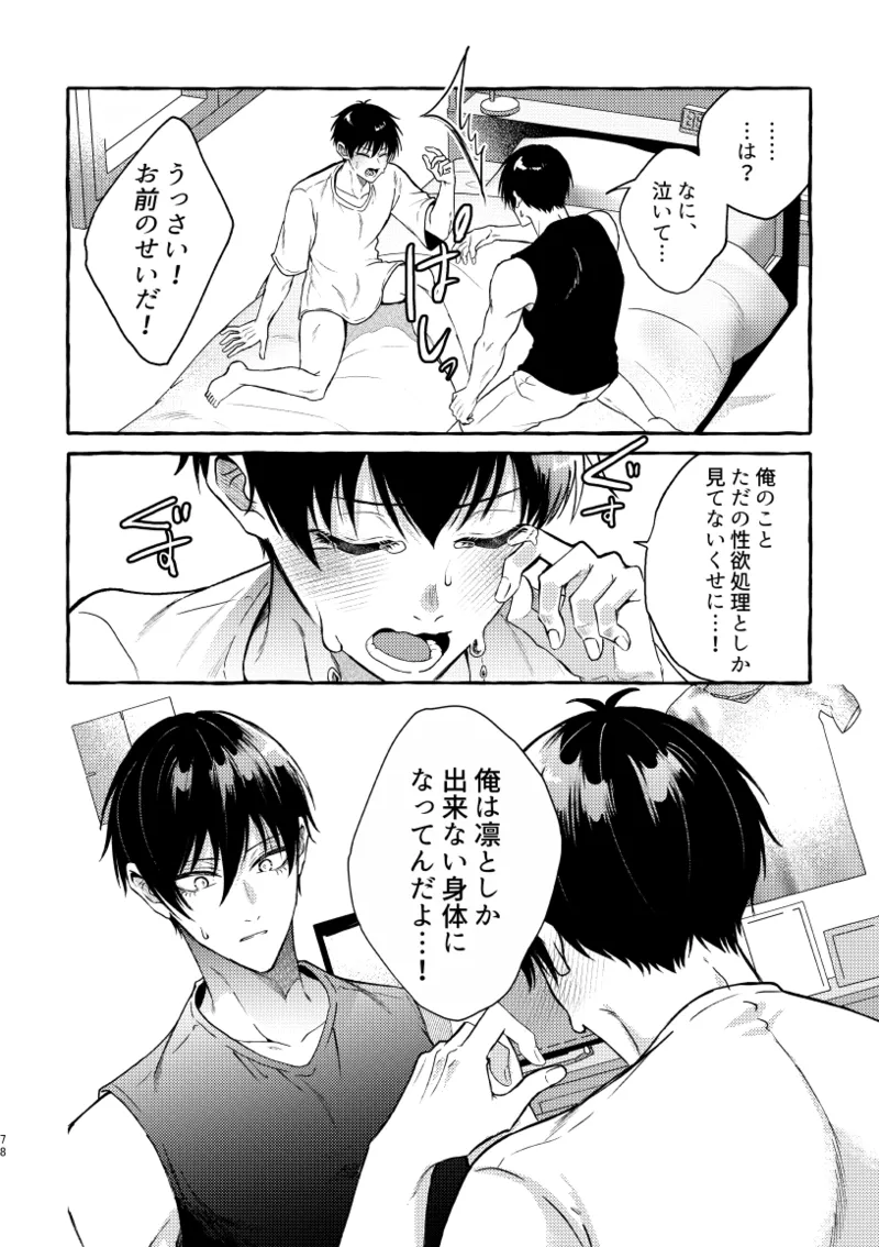 凛潔 page 76 featuring yoichi isagi blue lock parody - tracksuit multi-work series hentai manga - read online free