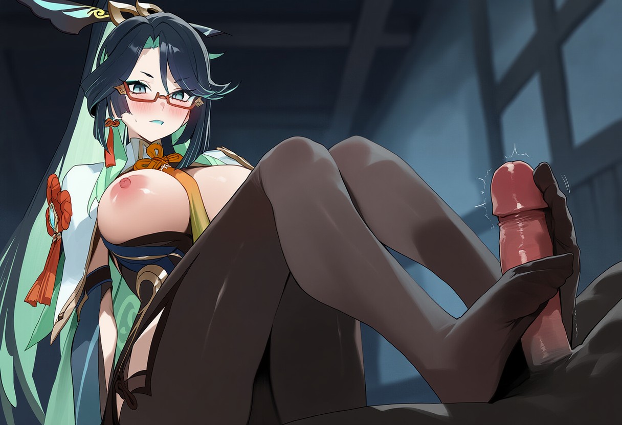 閒雲 Xianyun 丘丘人 page 25 featuring xianyun genshin impact parody - sole female glasses hentai manga - read online free