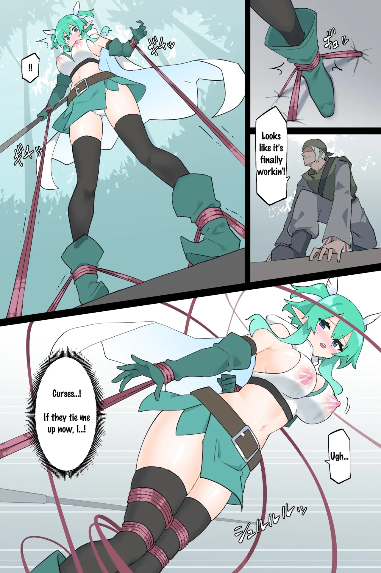 The Kidnappers' Guild and the Forest Guardian page 13 original parody - elf big breasts hentai manga - read online free