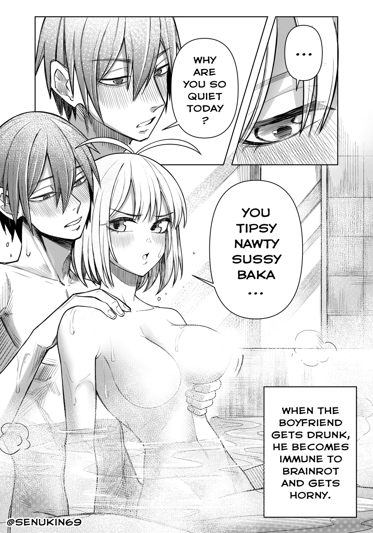 Brainrot Girlfriend page 15 original parody - big breasts hotpants hentai manga - read online free