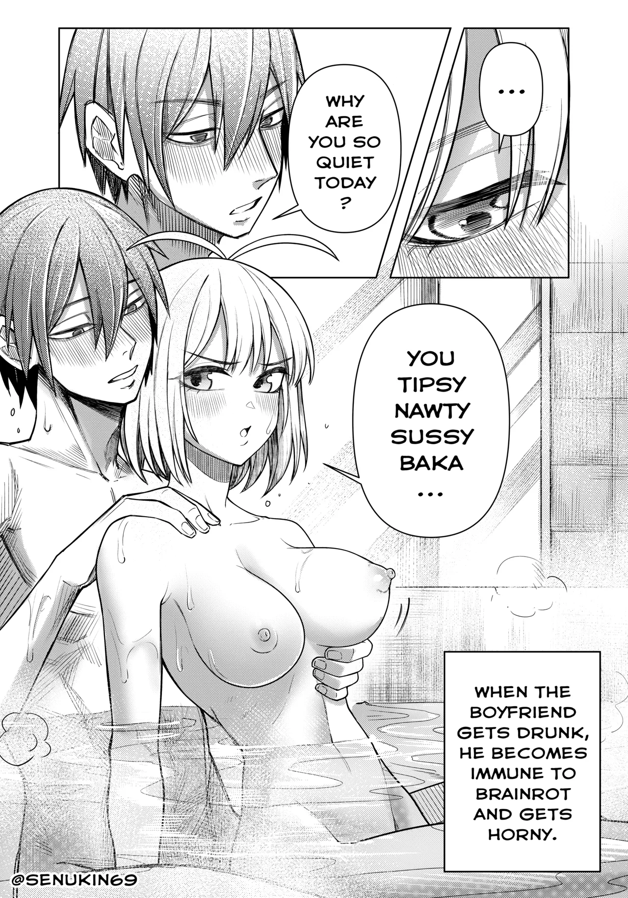 Brainrot Girlfriend page 16 original parody - big breasts hotpants hentai manga - read online free