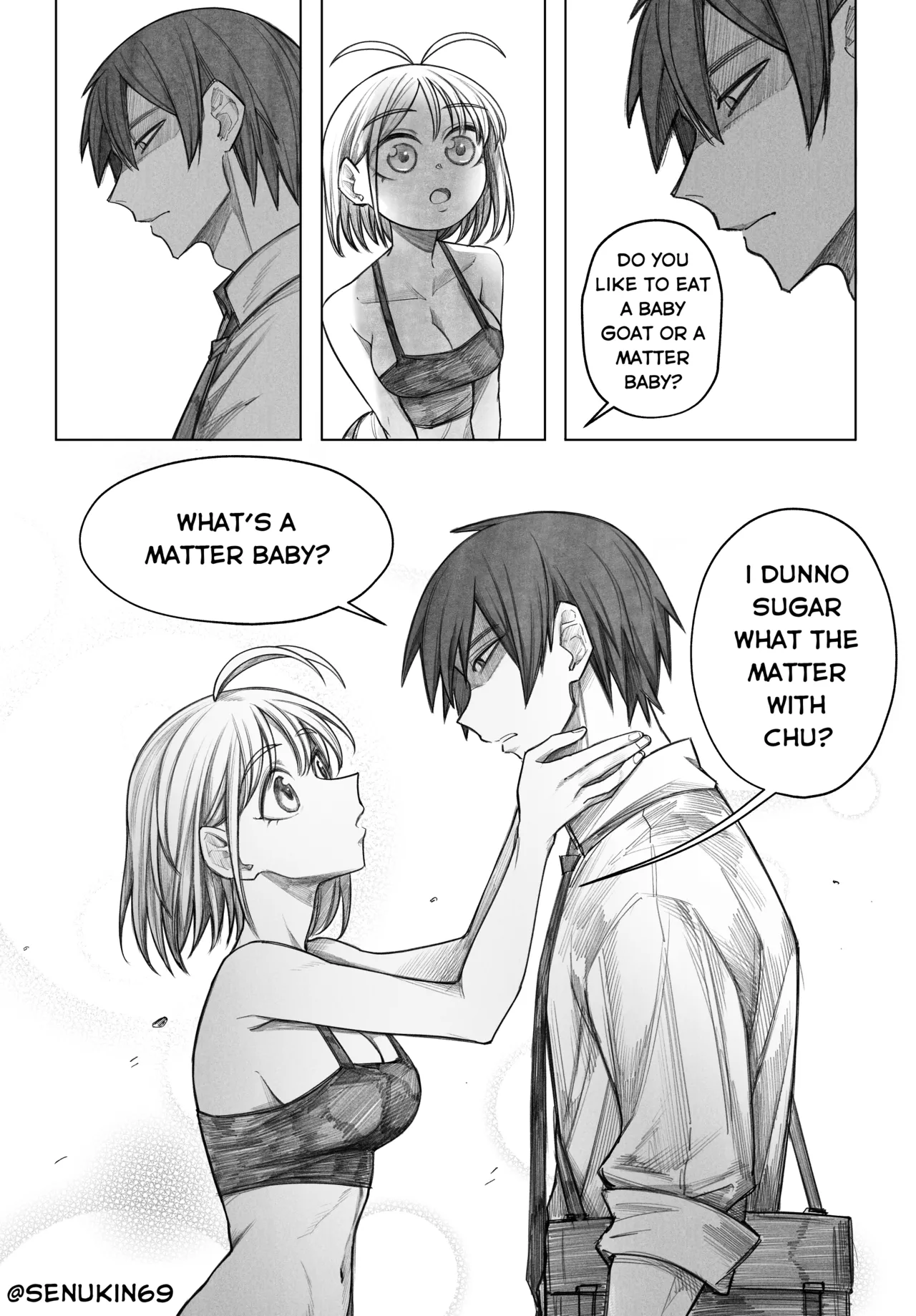 Brainrot Girlfriend page 48 original parody - sole female sole male hentai manga - read online free