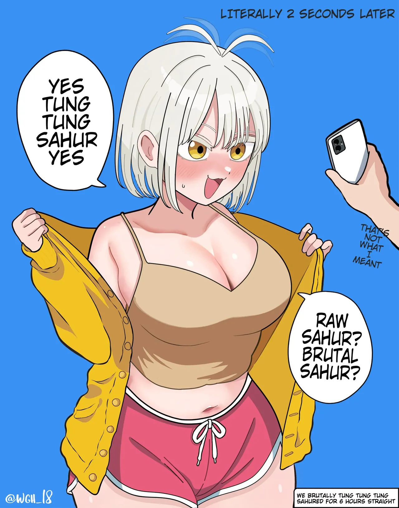 Brainrot Girlfriend page 67 original parody - big breasts hotpants hentai manga - read online free