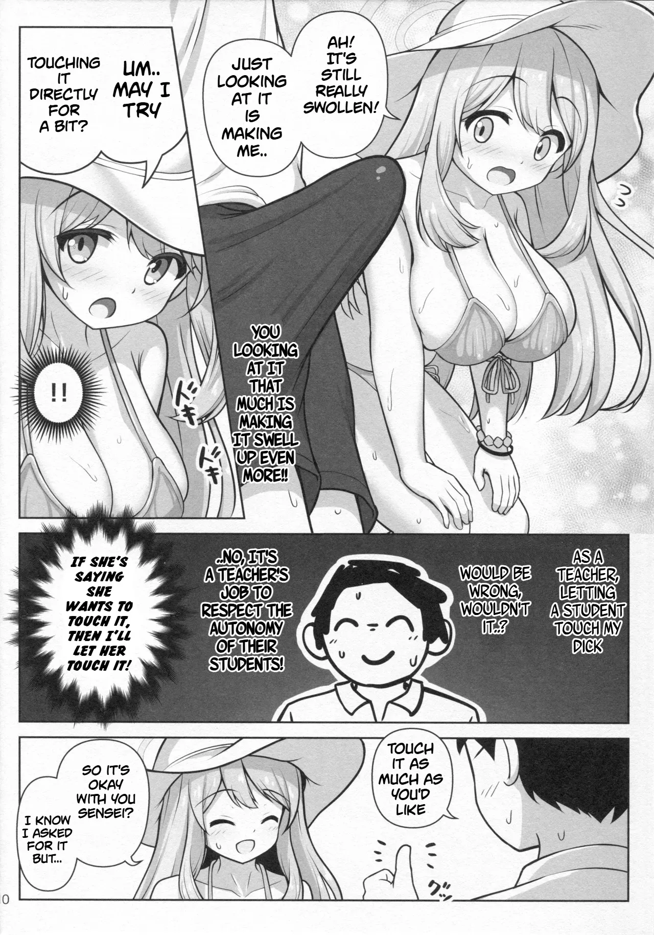 Nonomi Massakari | Nonomi's heat☆ page 11 featuring nonomi izayoi blue archive parody - handjob big breasts hentai manga - read online free
