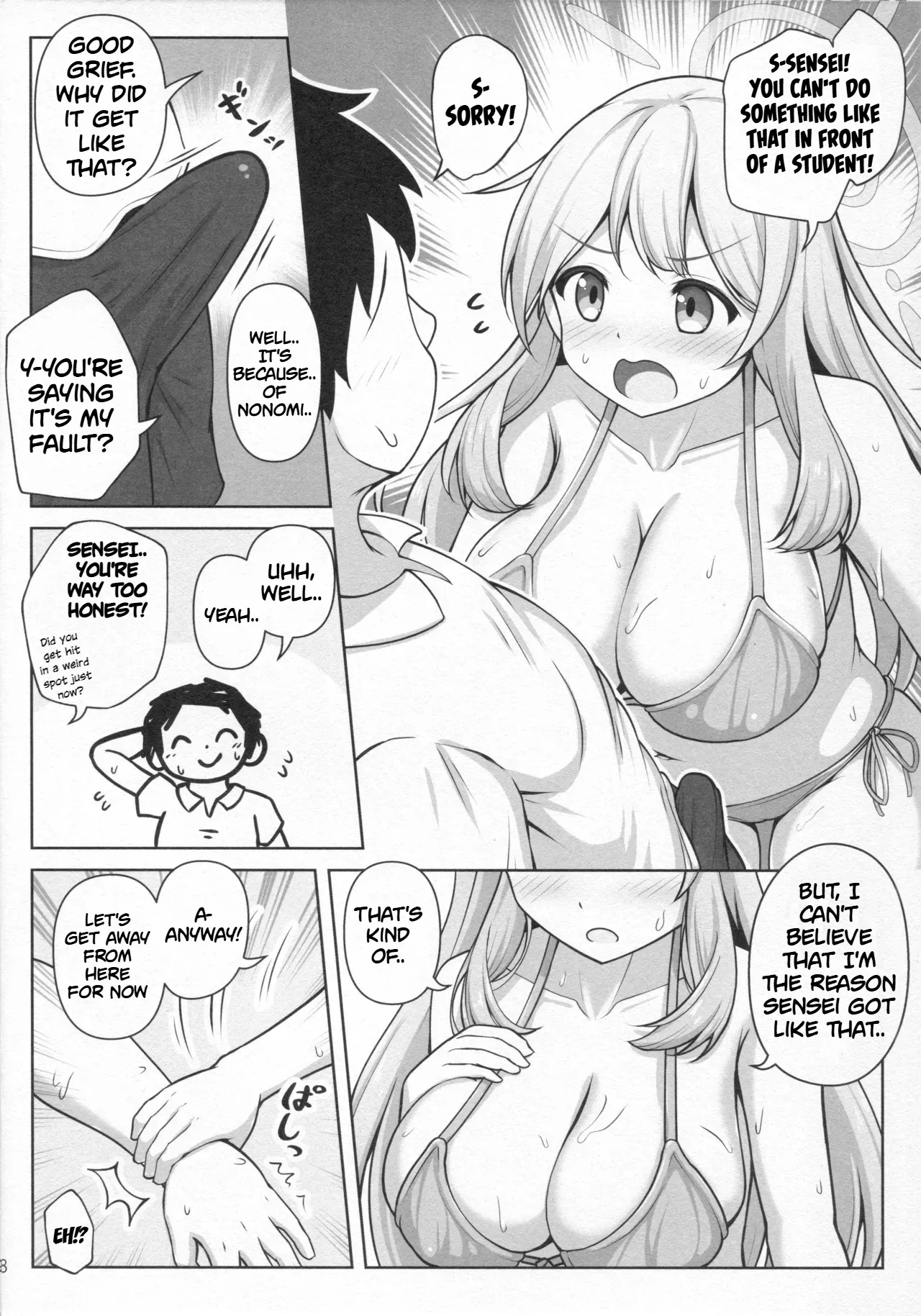 Nonomi Massakari | Nonomi's heat☆ page 9 featuring nonomi izayoi blue archive parody - handjob big breasts hentai manga - read online free