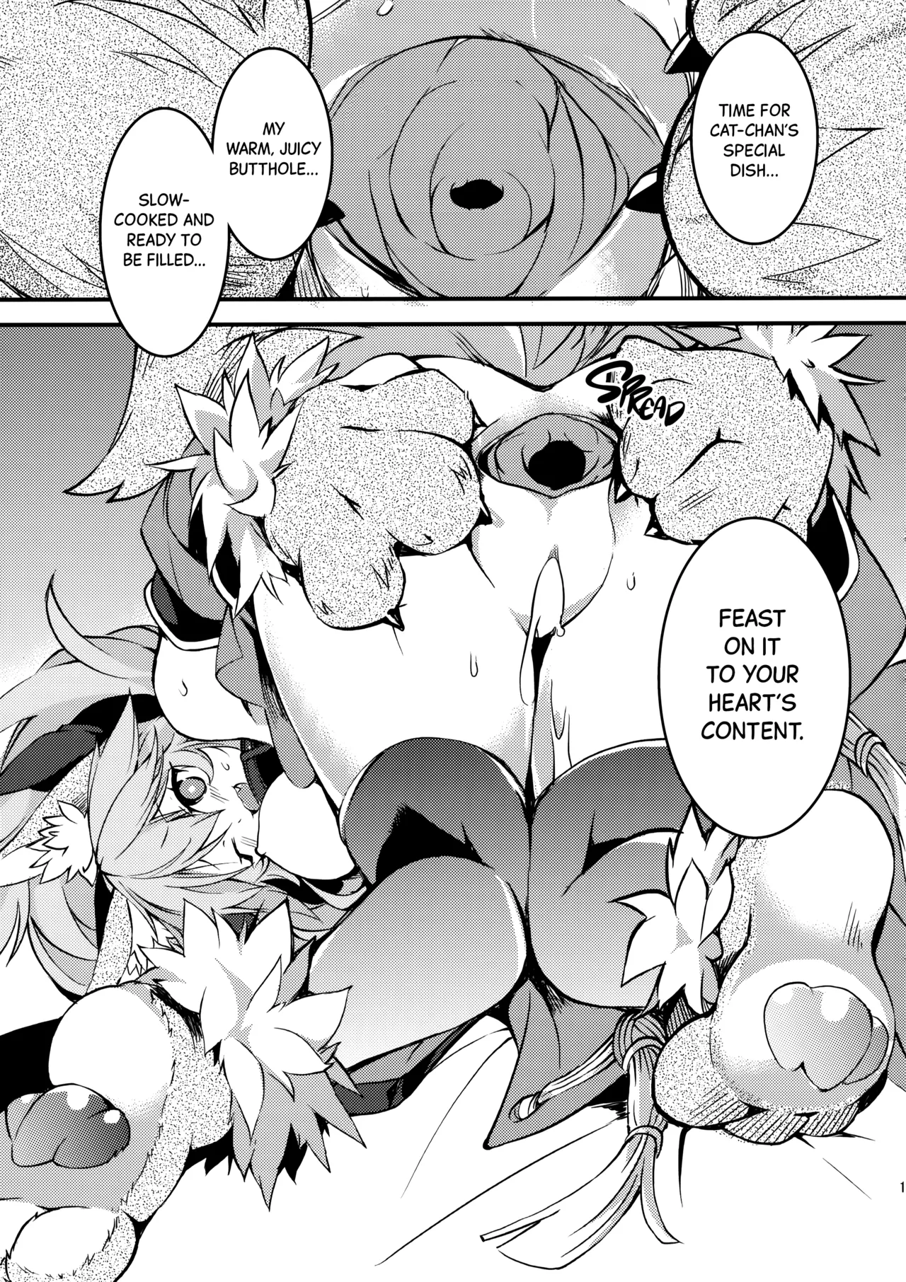 (C102) [Tomato Kanzume (Tomatomato)] Cat-chan Pakopako Tanetsuke Seikatsu | Cat-chan's Hanky-Panky Breeding Life (Fate/Grand Order) [English] [Black Grimoires] [Decensored] page 14 featuring tamamo cat fate grand order parody - sole female sole male hentai manga - read online free