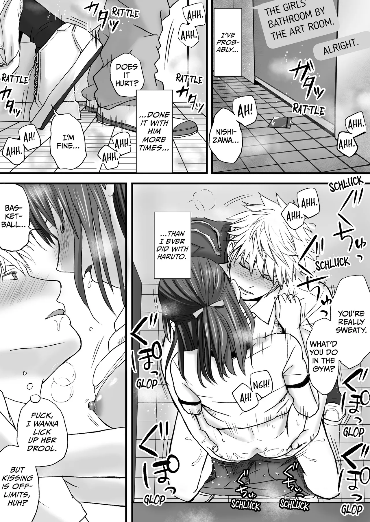 Sumata dake tte Itta no ni… Nurutto Sounyuusarechatta Yuutousei no Omocha | You Said It'd Just Be Grinding... But You Ended up Slipping It In. Now I'm Just the Top Student's Toy. page 85 original parody - handjob kissing hentai manga - read online free