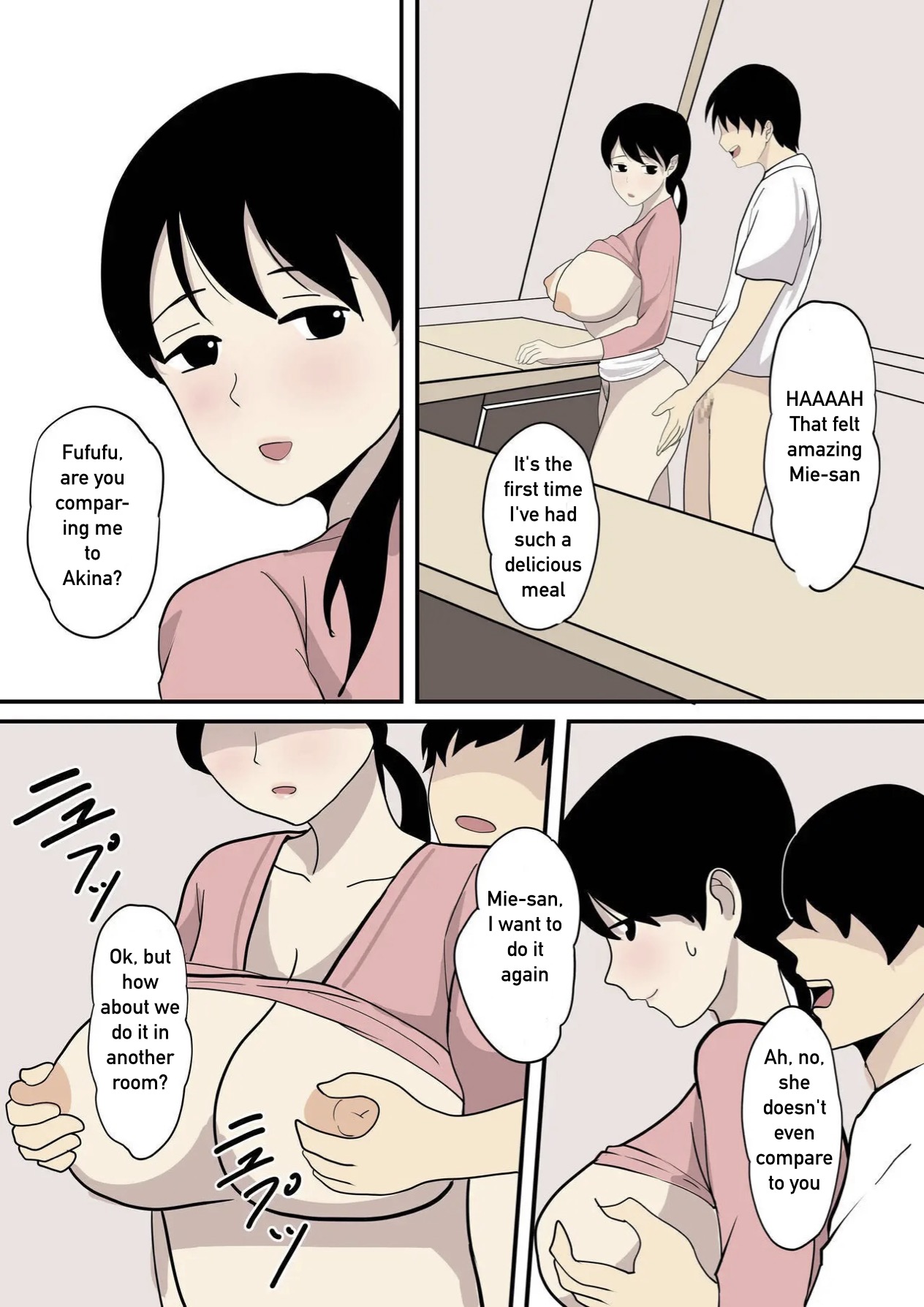 Kanojo no Haha ni Sasowareru | Invited by her mother page 19 original parody - full color big penis hentai manga - read online free